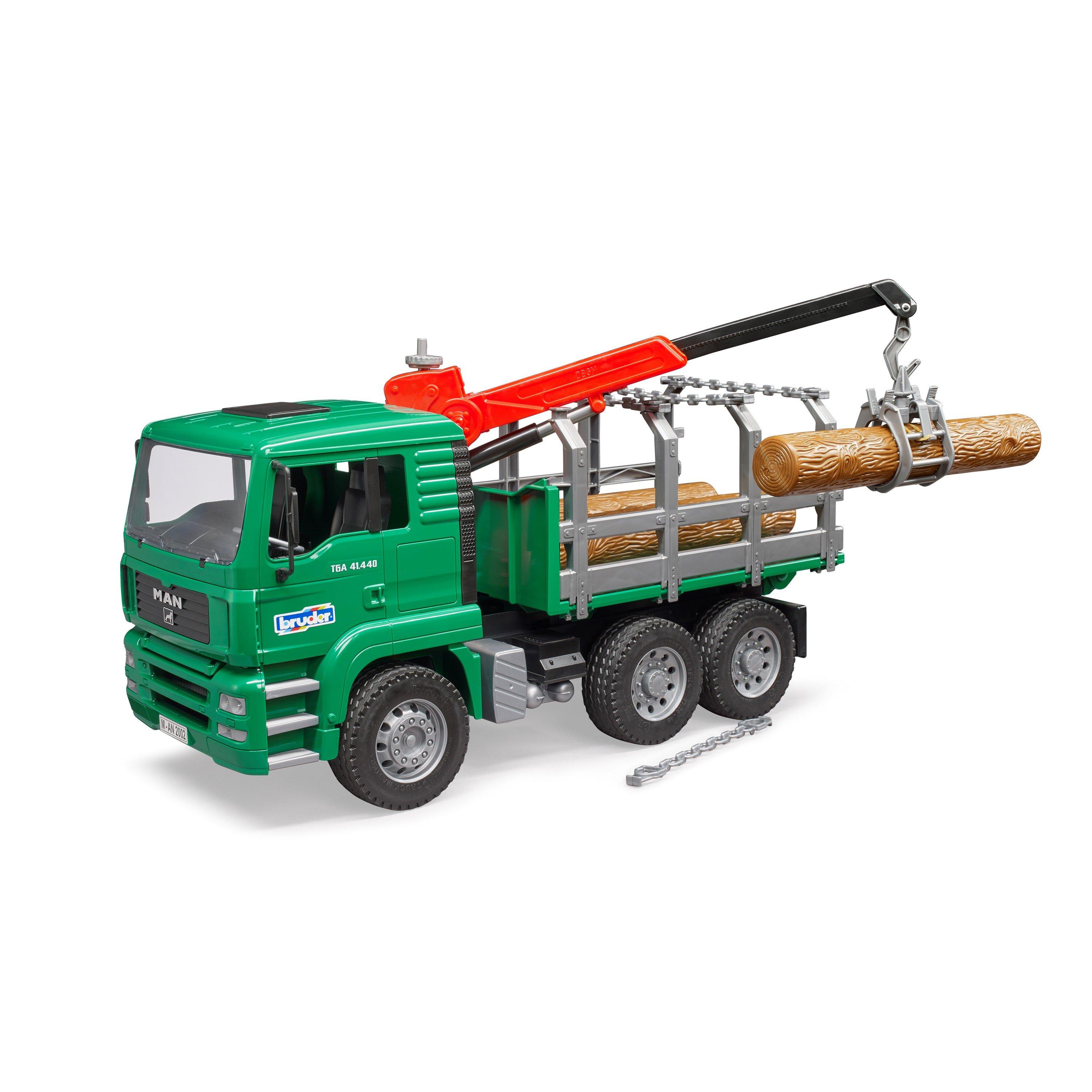 Multi - Bruder - Bruder 1:16 MAN TGA Timber truck with loading cran - 7