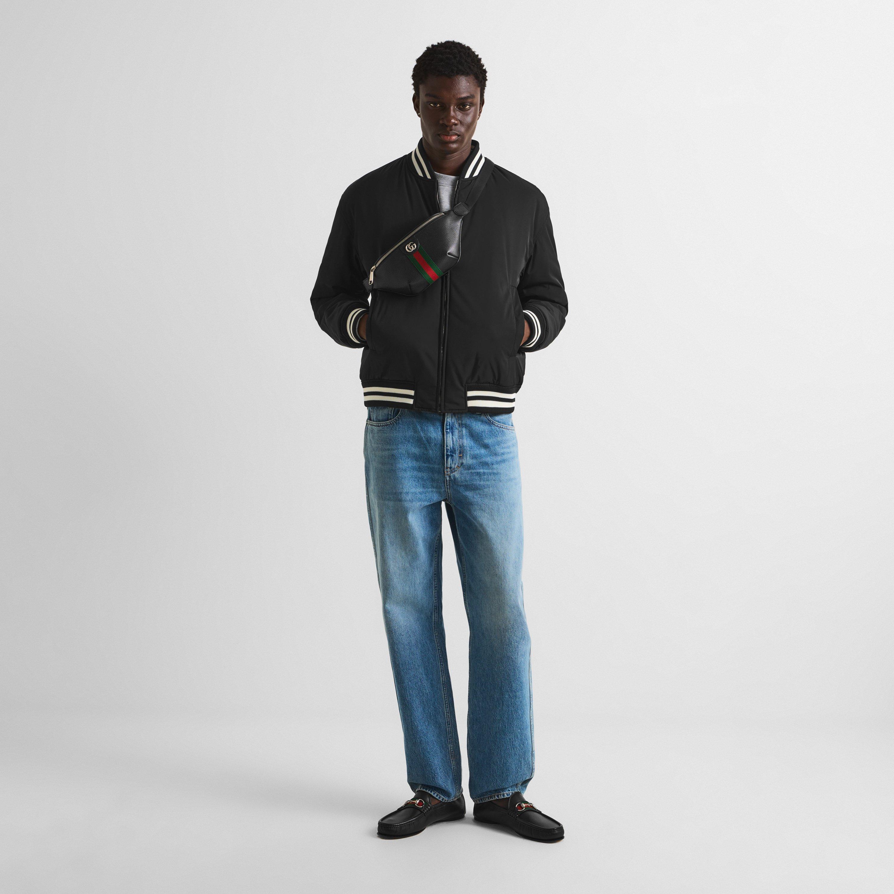 Black - Gucci - Men's Belt Crossbody Bag - 6