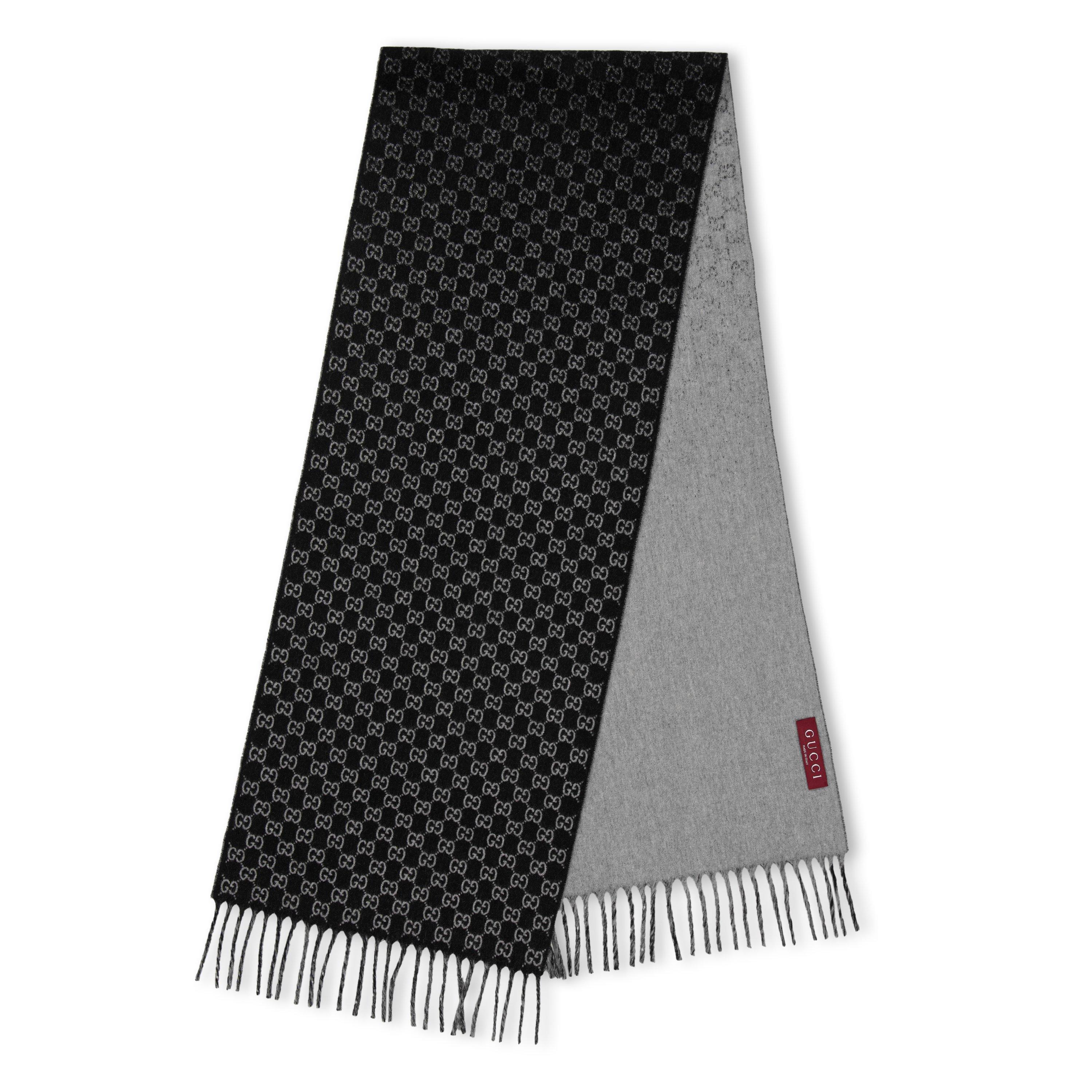 Gucci Men's Silk Scarf - Black