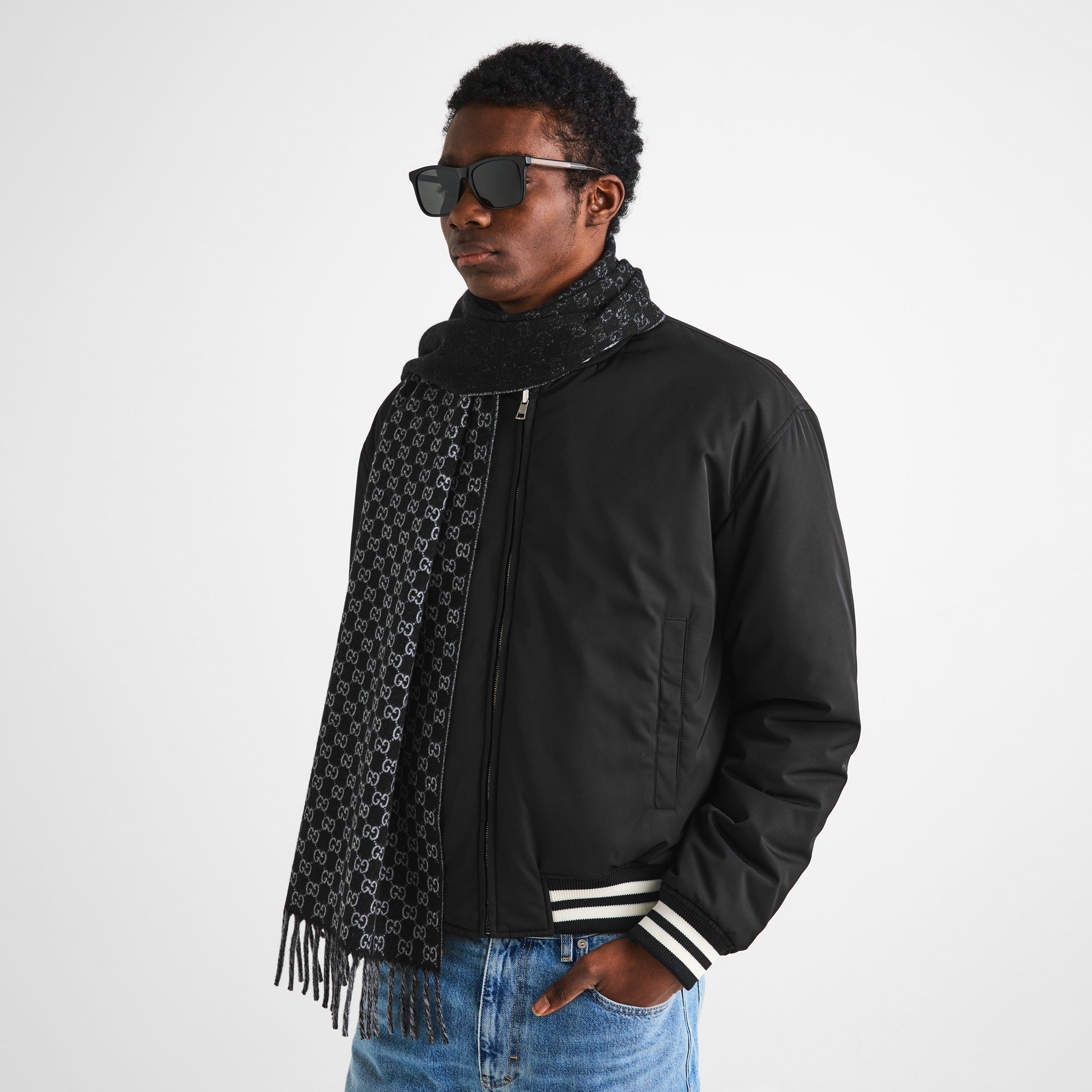 Black - Gucci - Gucci Scarf Sn62 - 2