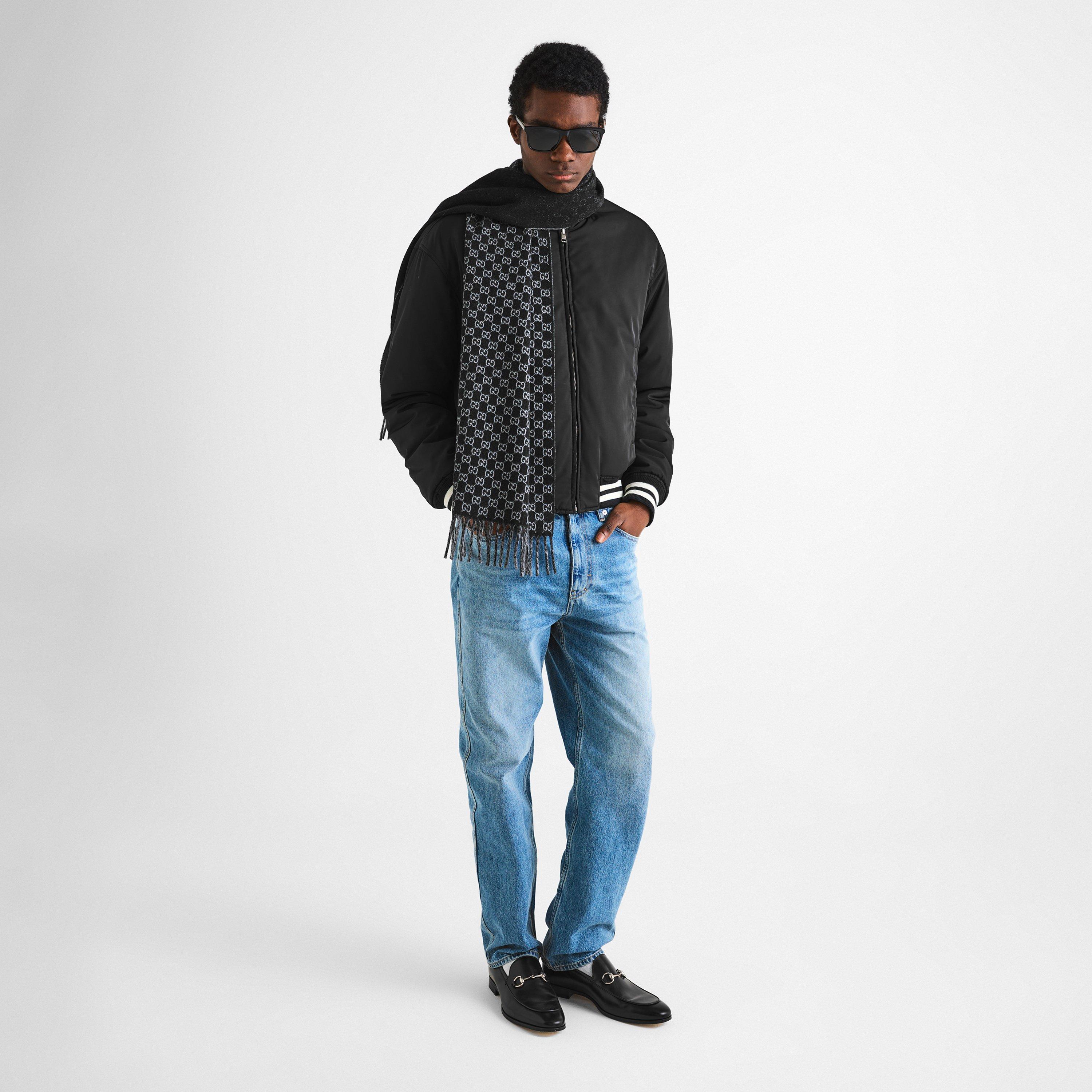 Black - Gucci - Gucci Scarf Sn62 - 4