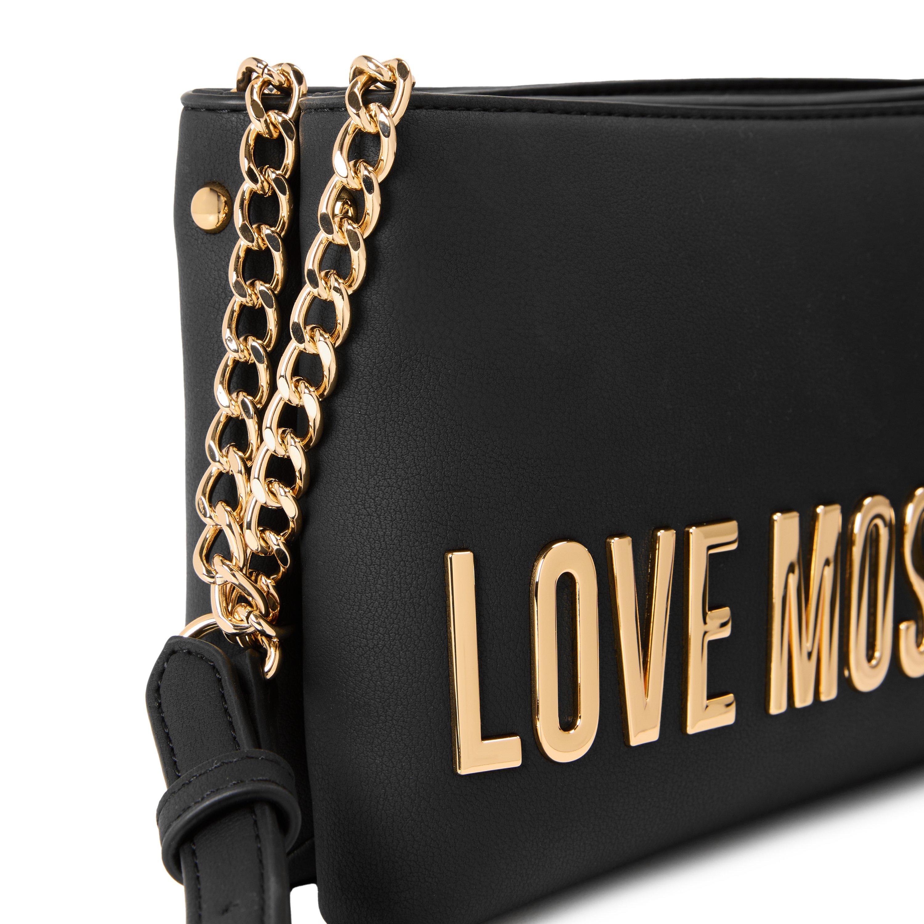 Black - Love Moschino - LM Chain Crossbody Ld64 - 3