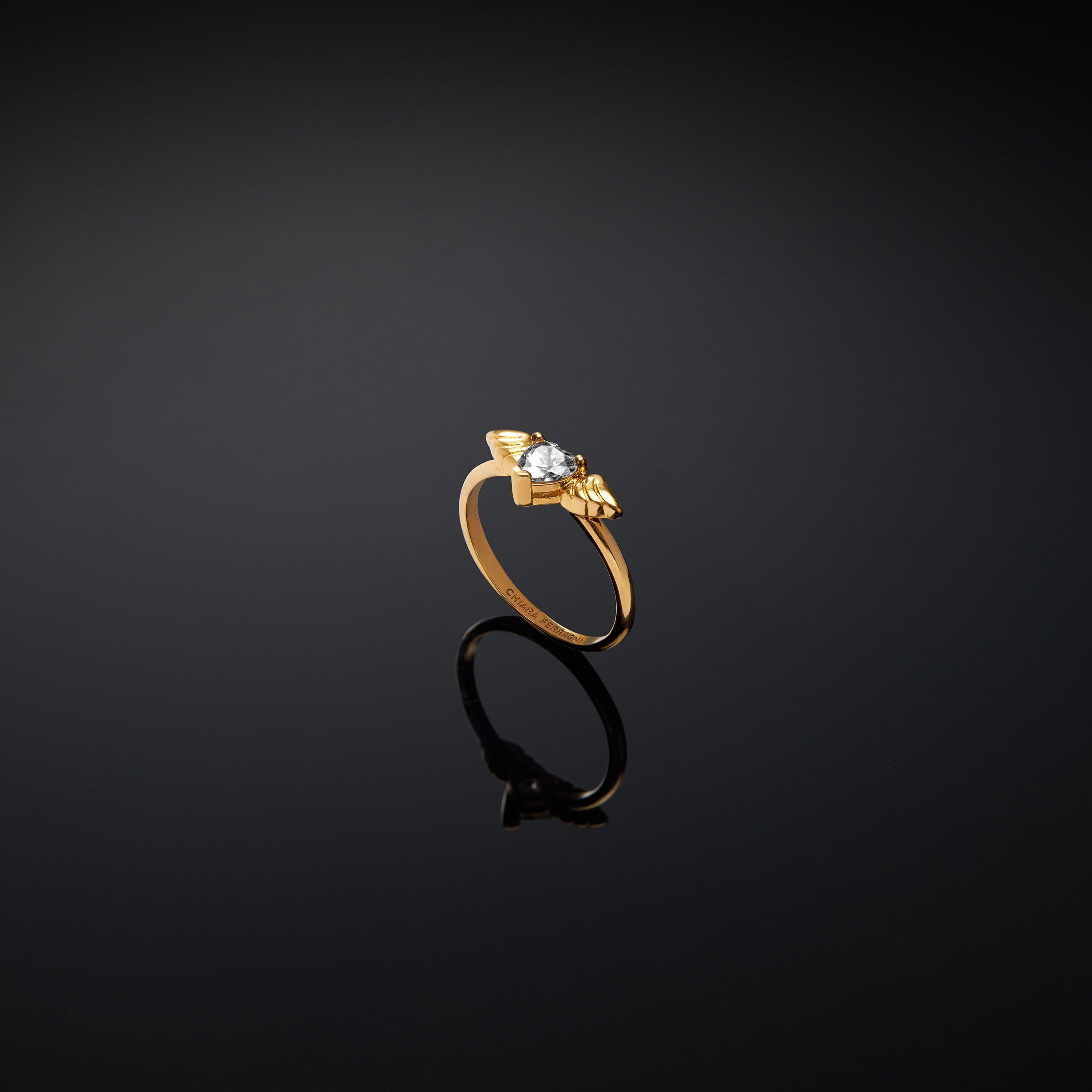 Yellow Gold - Chiara Ferragni - Women's Cupido Band Ring