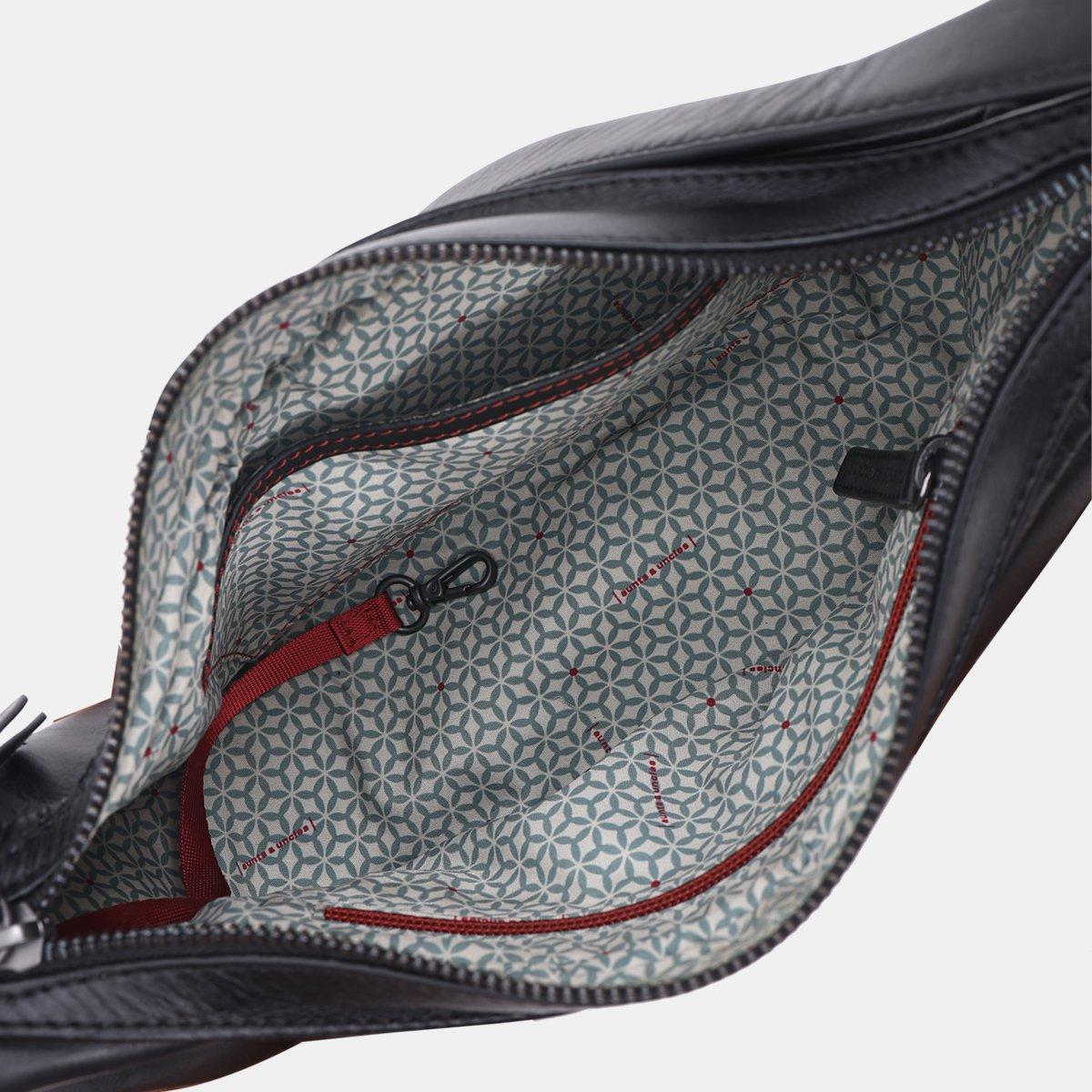 Schwarz - Aunts and Uncles - Halfmoon Cross Body Bag - 5