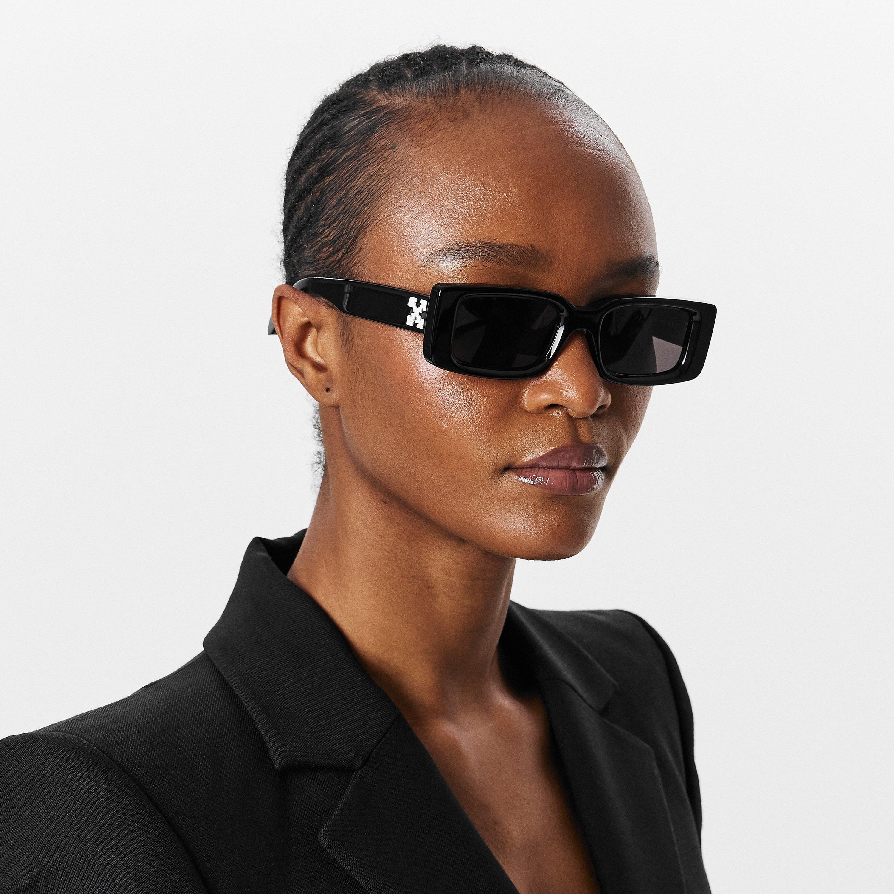 Grey/Black - Off White - Unisex  Arthur 53 Rectangle Sunglasses - 3