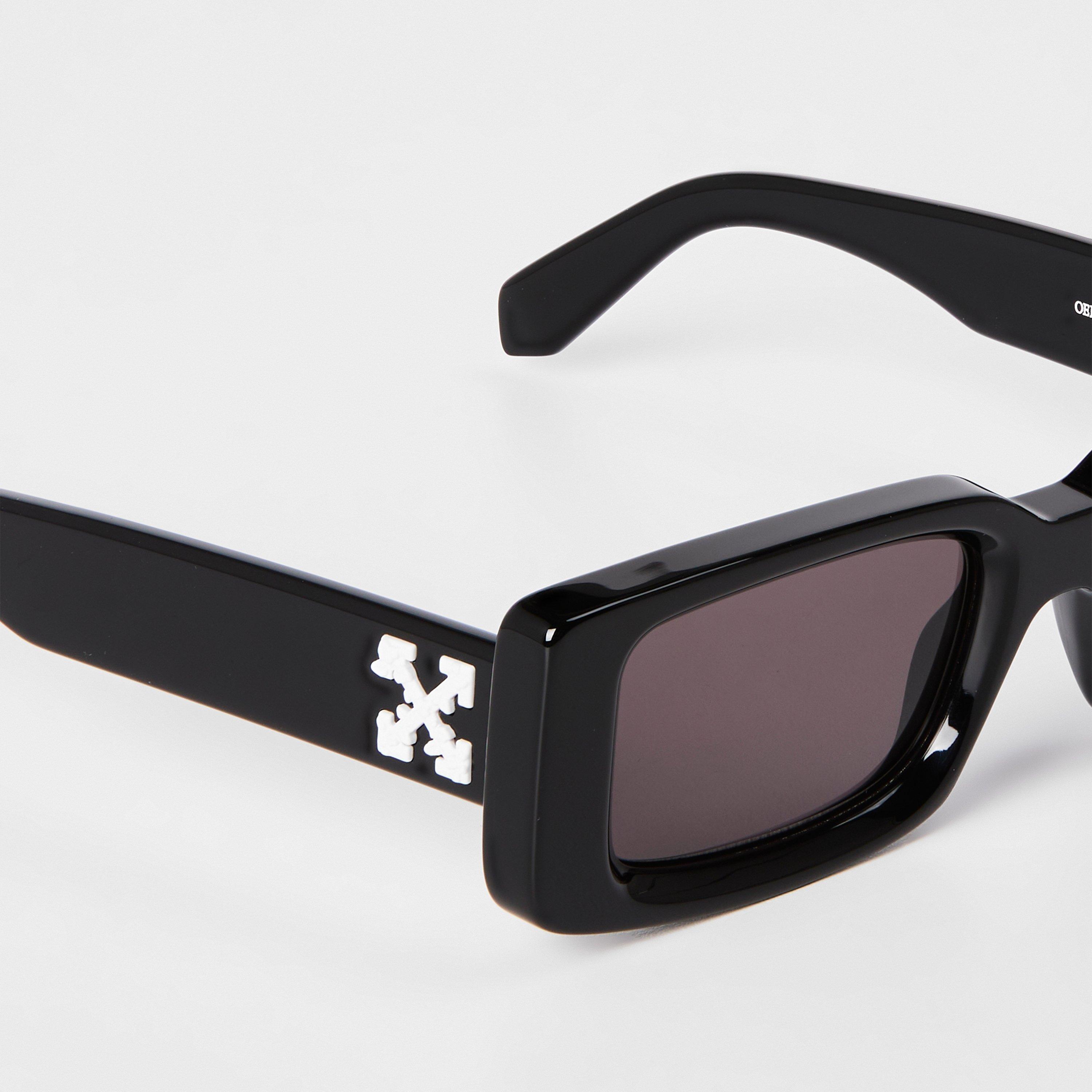 Grey/Black - Off White - Unisex  Arthur 53 Rectangle Sunglasses - 4