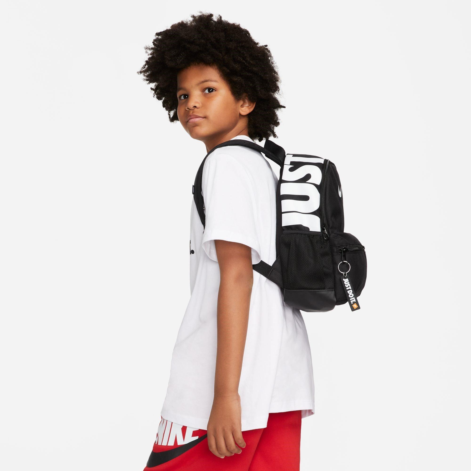 Black/Blk/White - Nike - Brasilia JDI Juniors Mini Backpack - 3