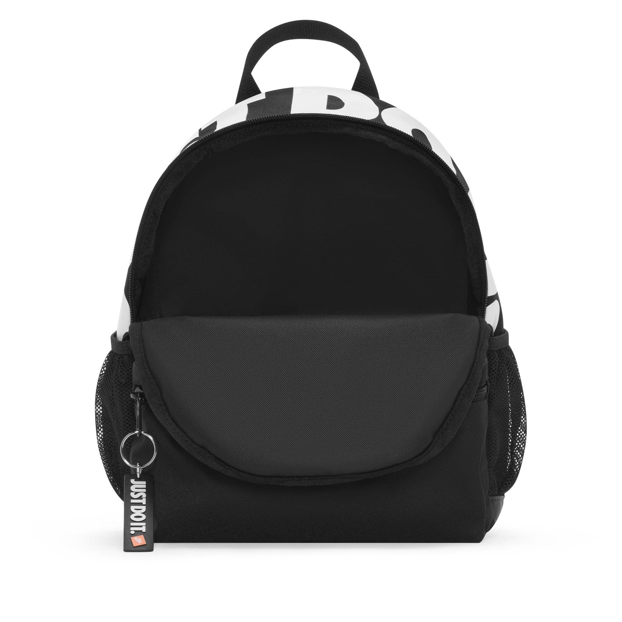 Black/Blk/White - Nike - Brasilia JDI Juniors Mini Backpack - 4