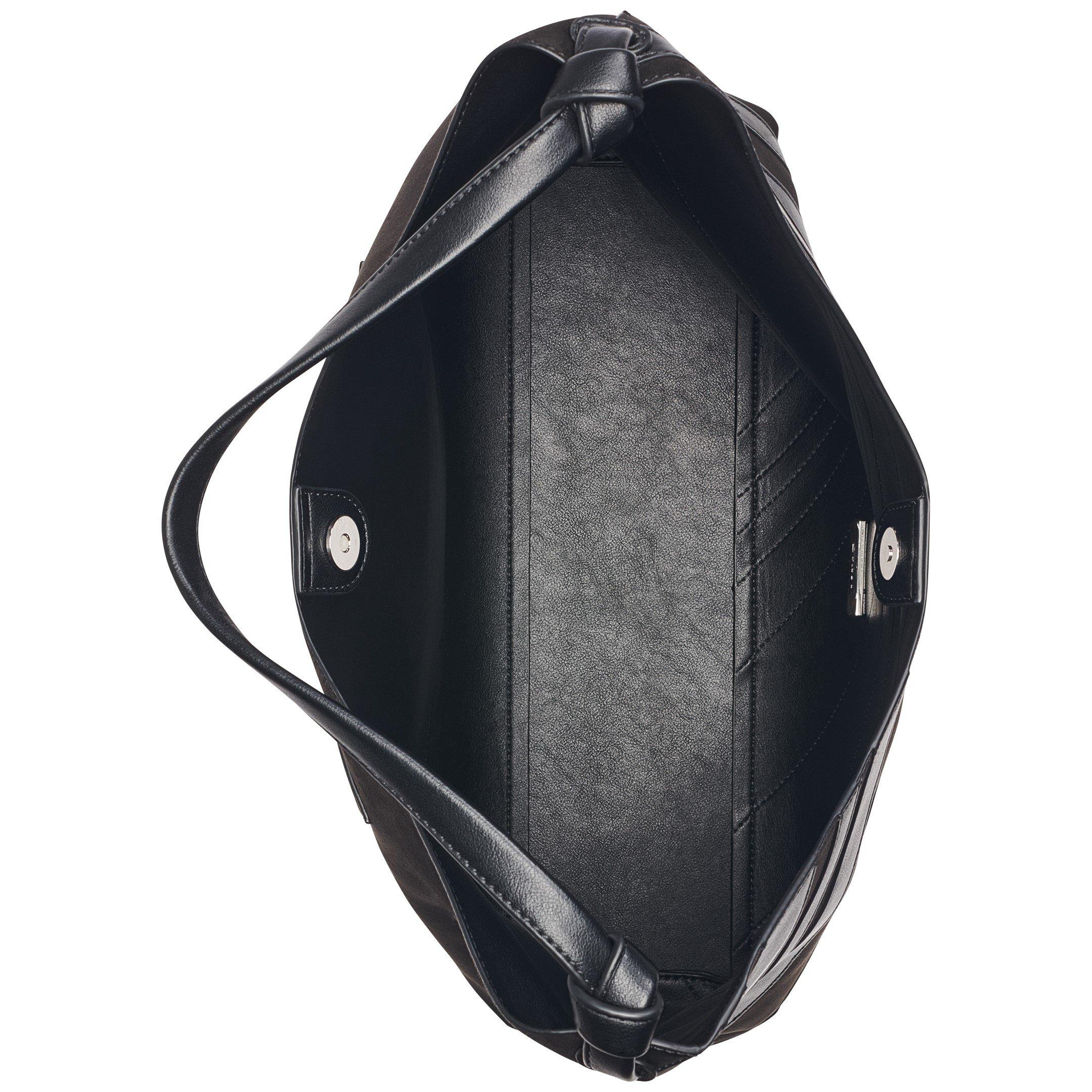 Black/Silver - DKNY - DKNY Paula Hobo Ld64 - 3