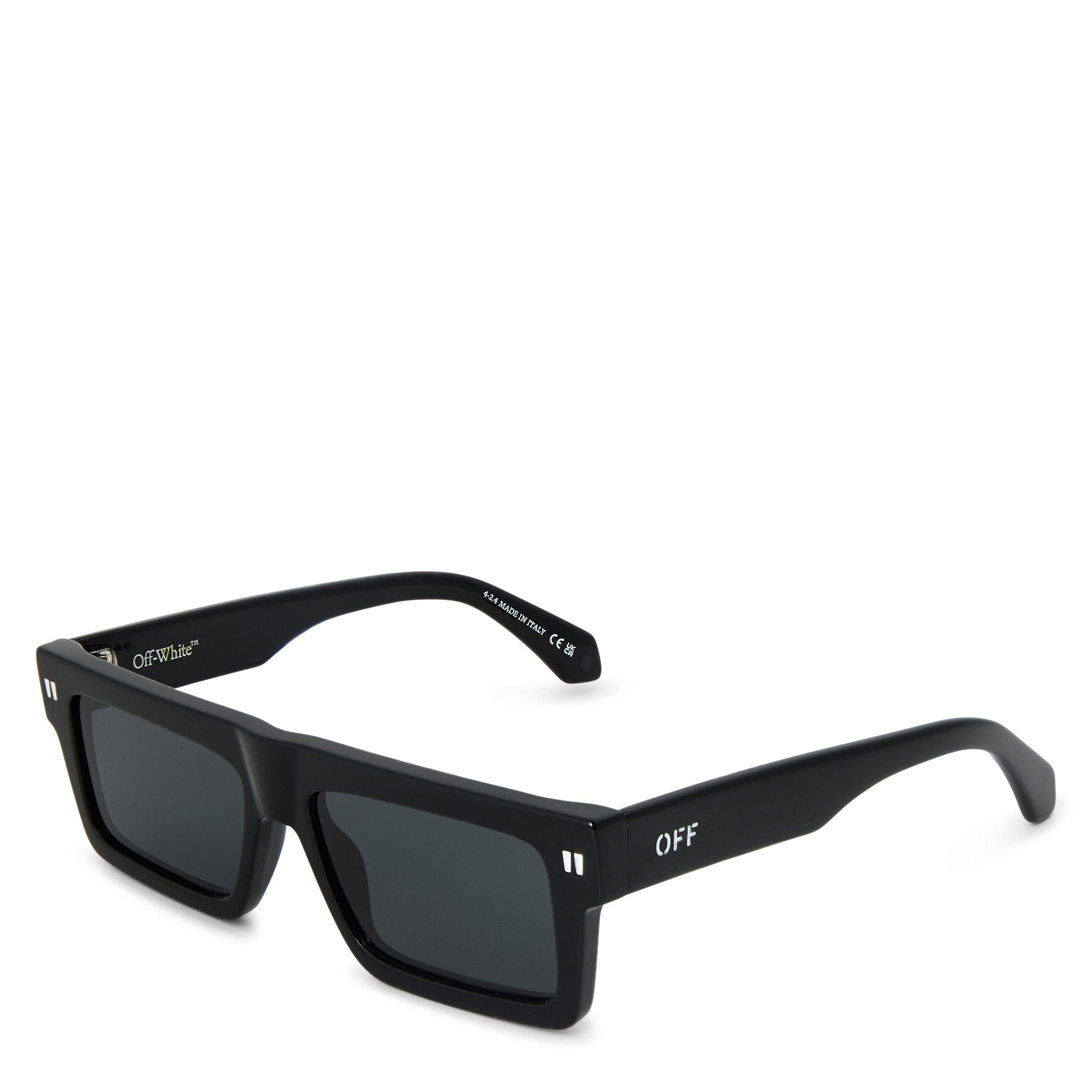 Off White Chandler 53 Rectangle Sunglasses - Black Dark Grey