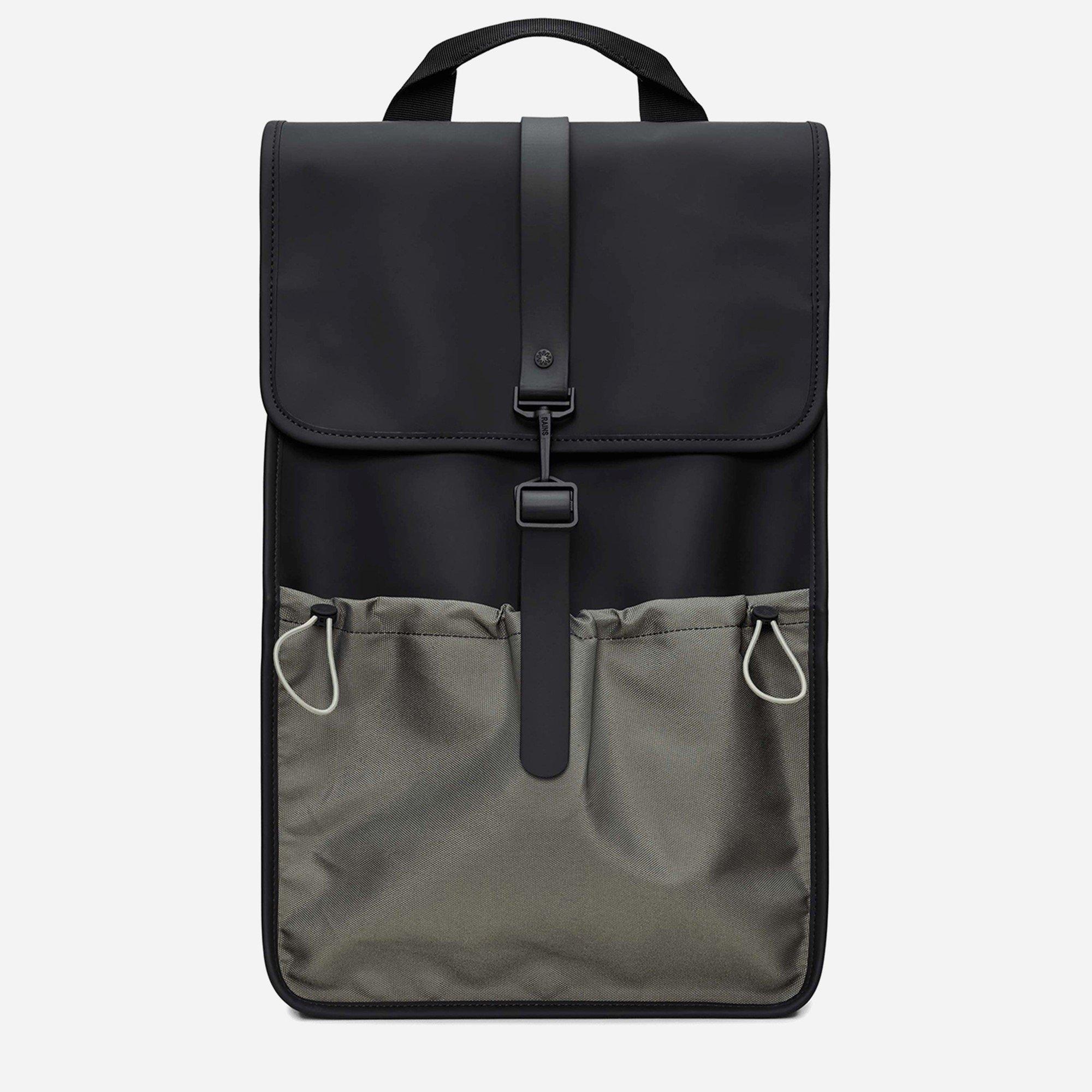 Black - Rains - Mix Backpack Sn99 - 1