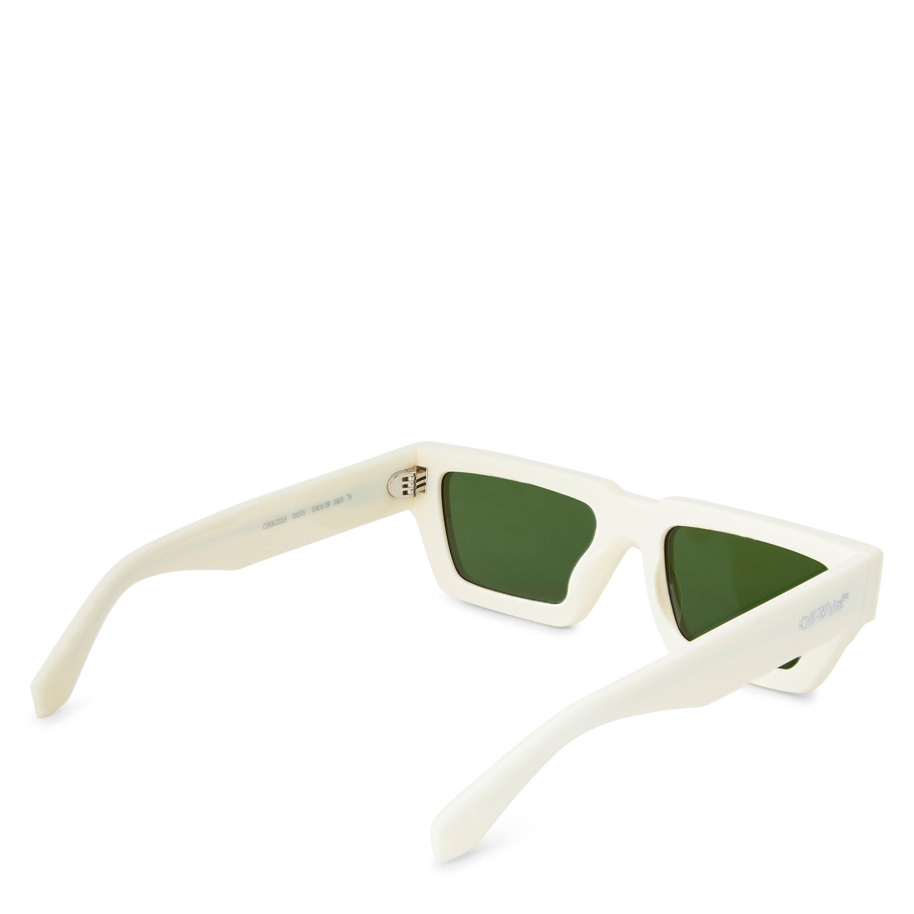Bianco - Verde - Off White - Manchester Sun Rectangle Sunglasses - 2