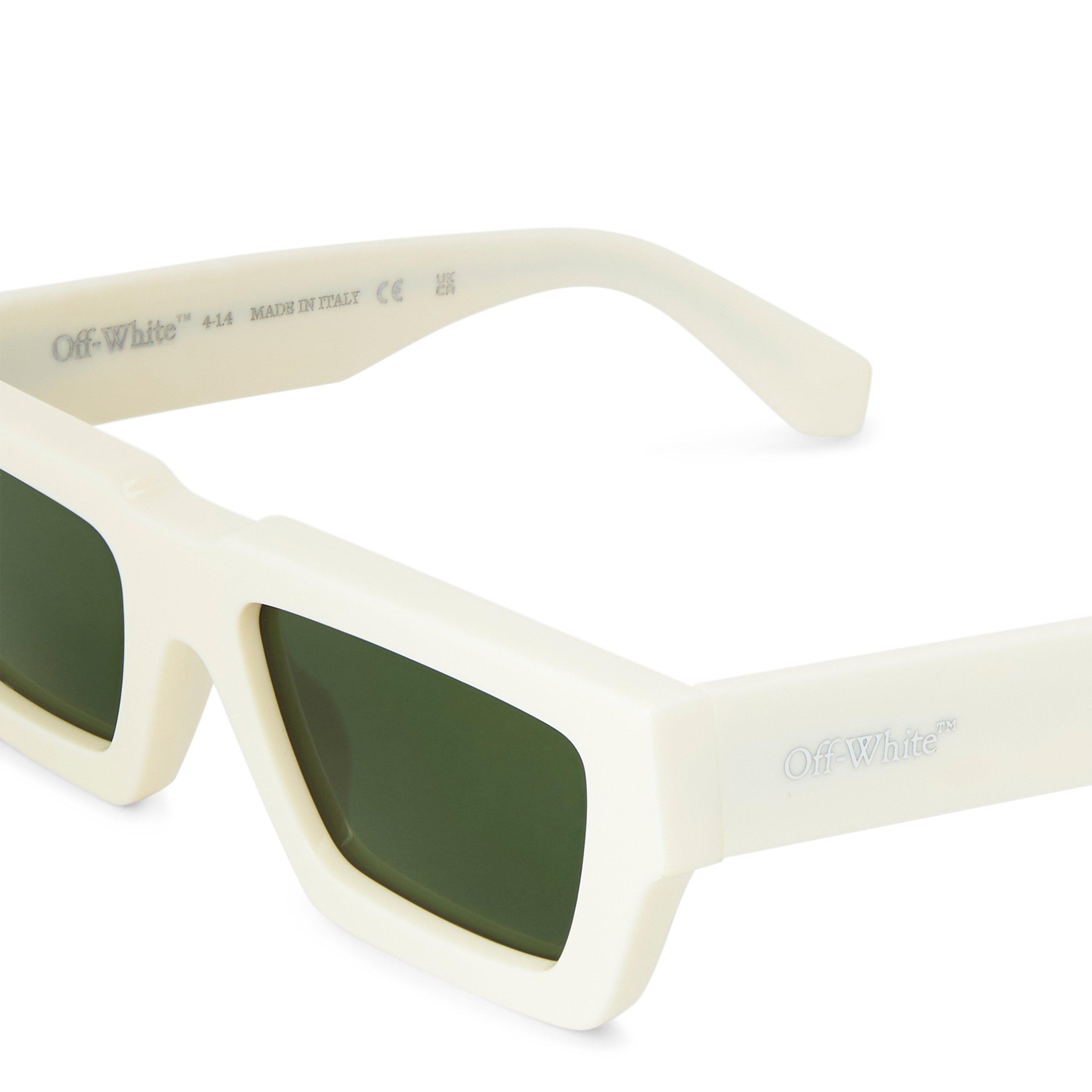 Bianco - Verde - Off White - Manchester Sun Rectangle Sunglasses - 3