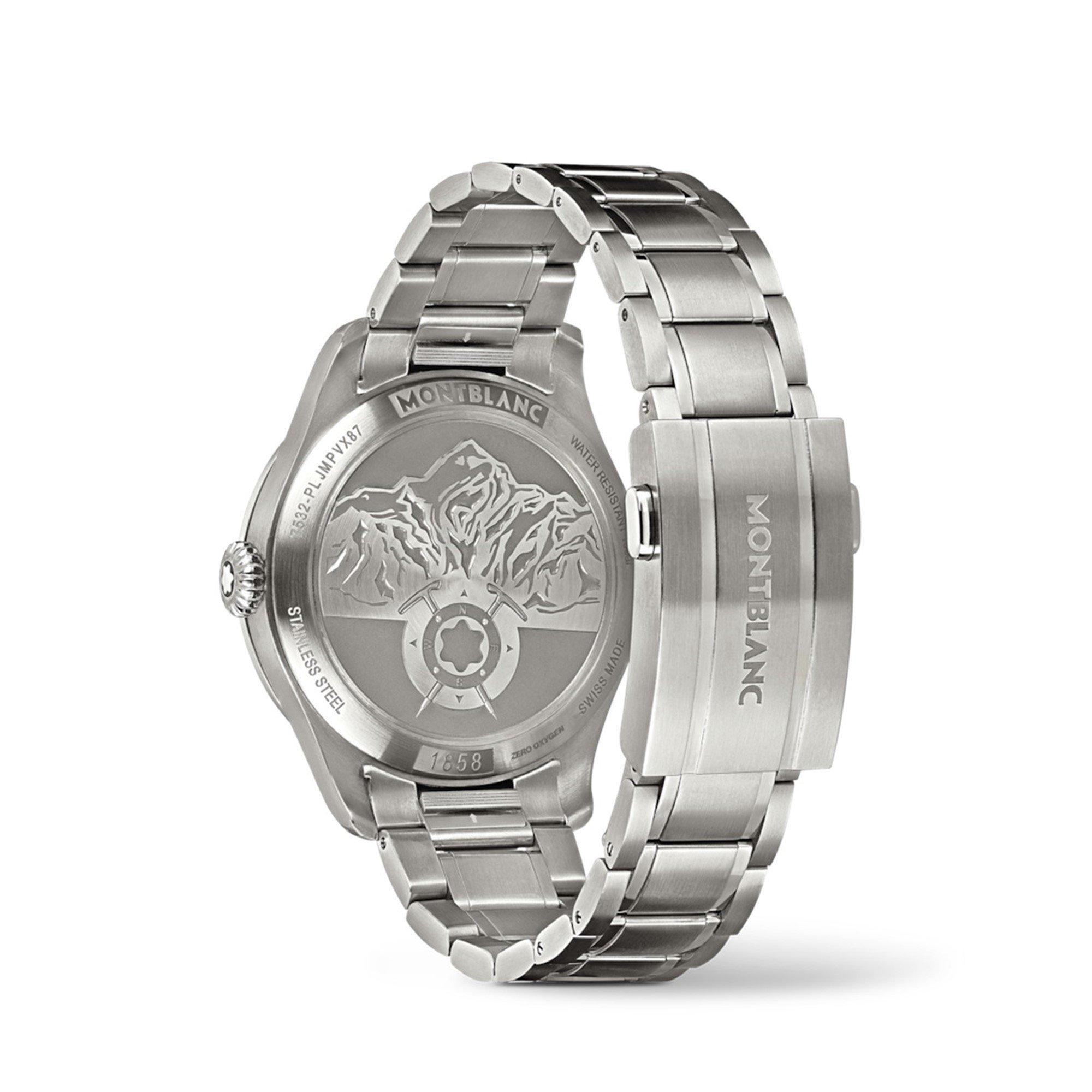 Black/Silver - Montblanc - Men's Automatic Analogue Watch - 3