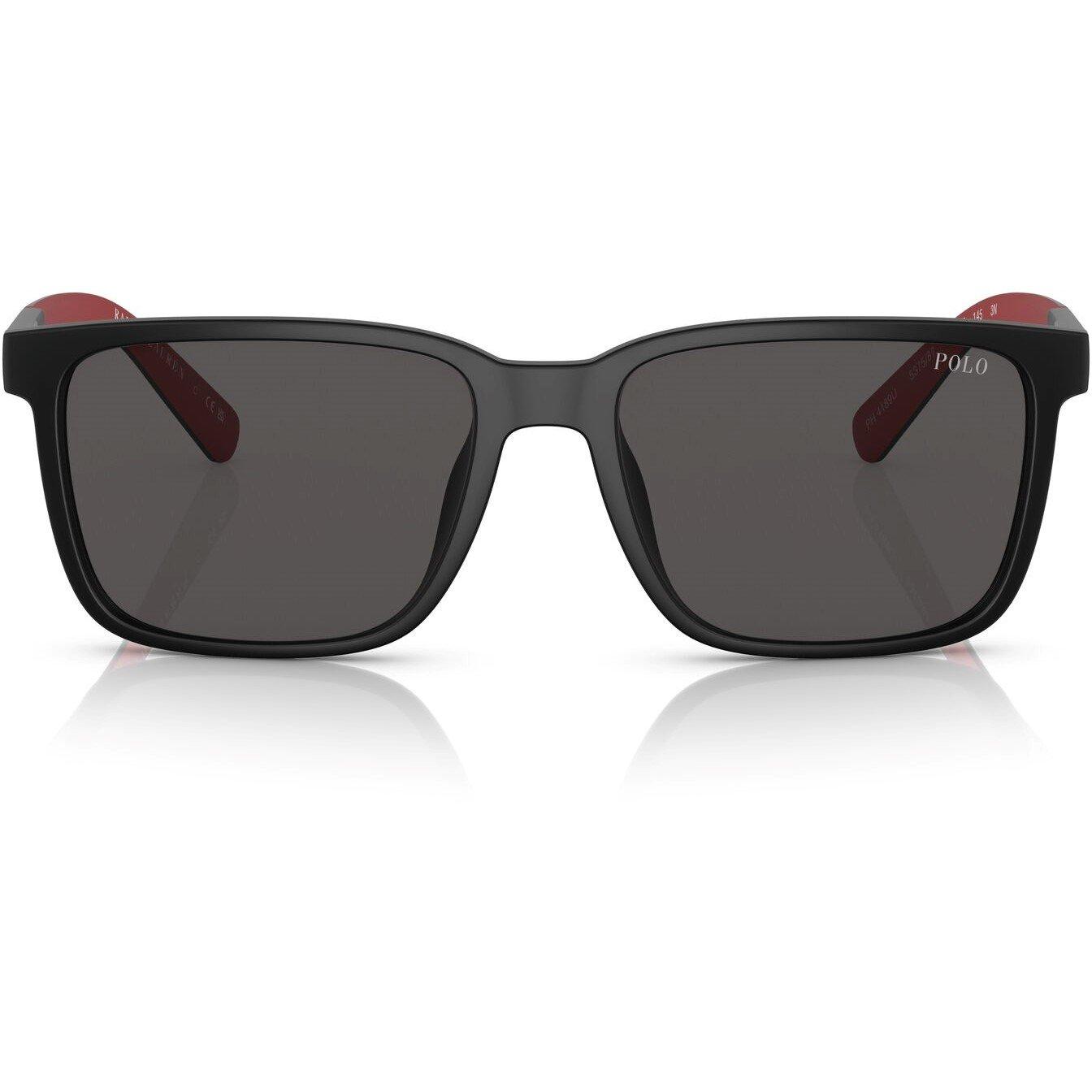 Matte Black - Polo Ralph Lauren - Men's Rectangle Sunglasses - 5