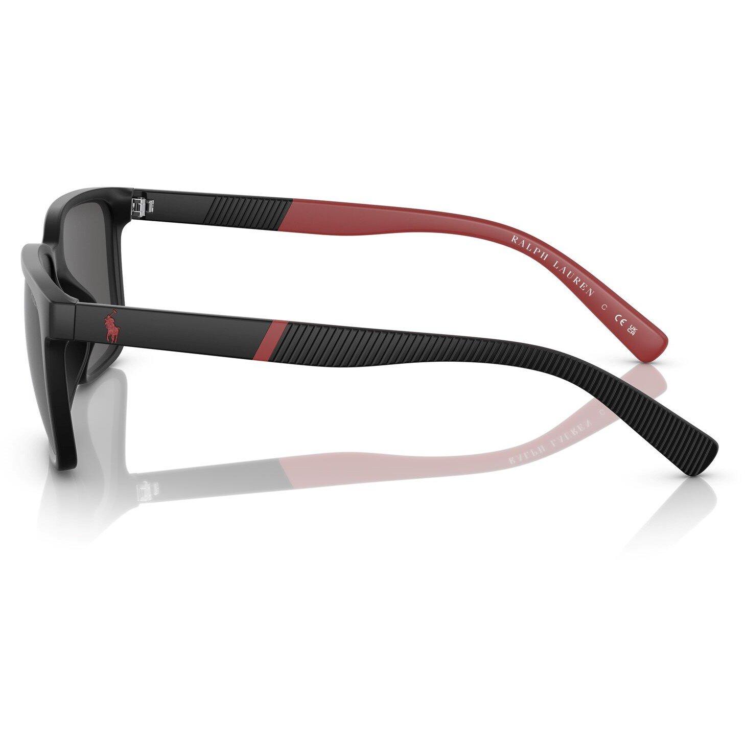 Matte Black - Polo Ralph Lauren - Men's Rectangle Sunglasses - 6