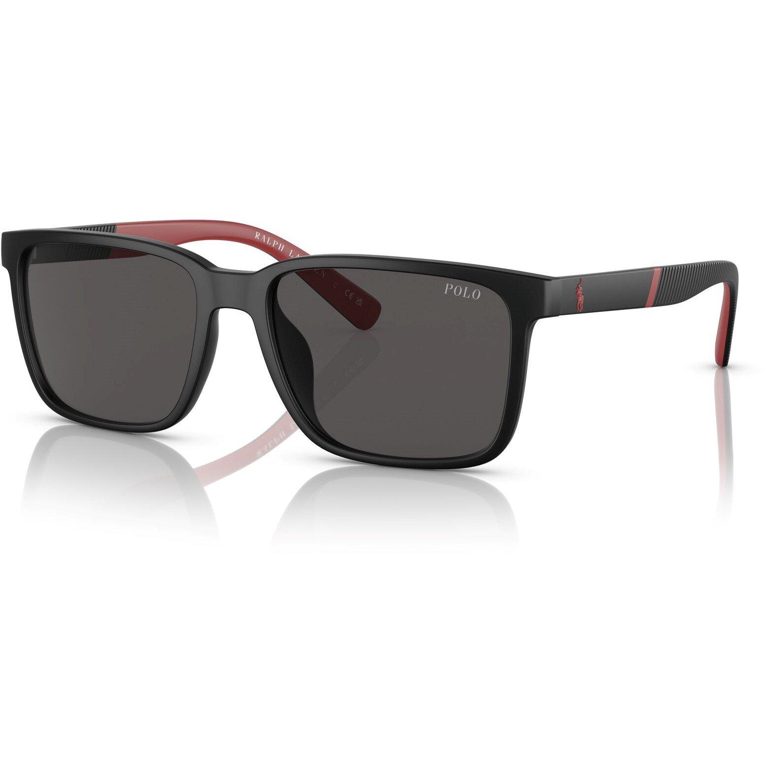 Matte Black - Polo Ralph Lauren - Men's Rectangle Sunglasses - 7