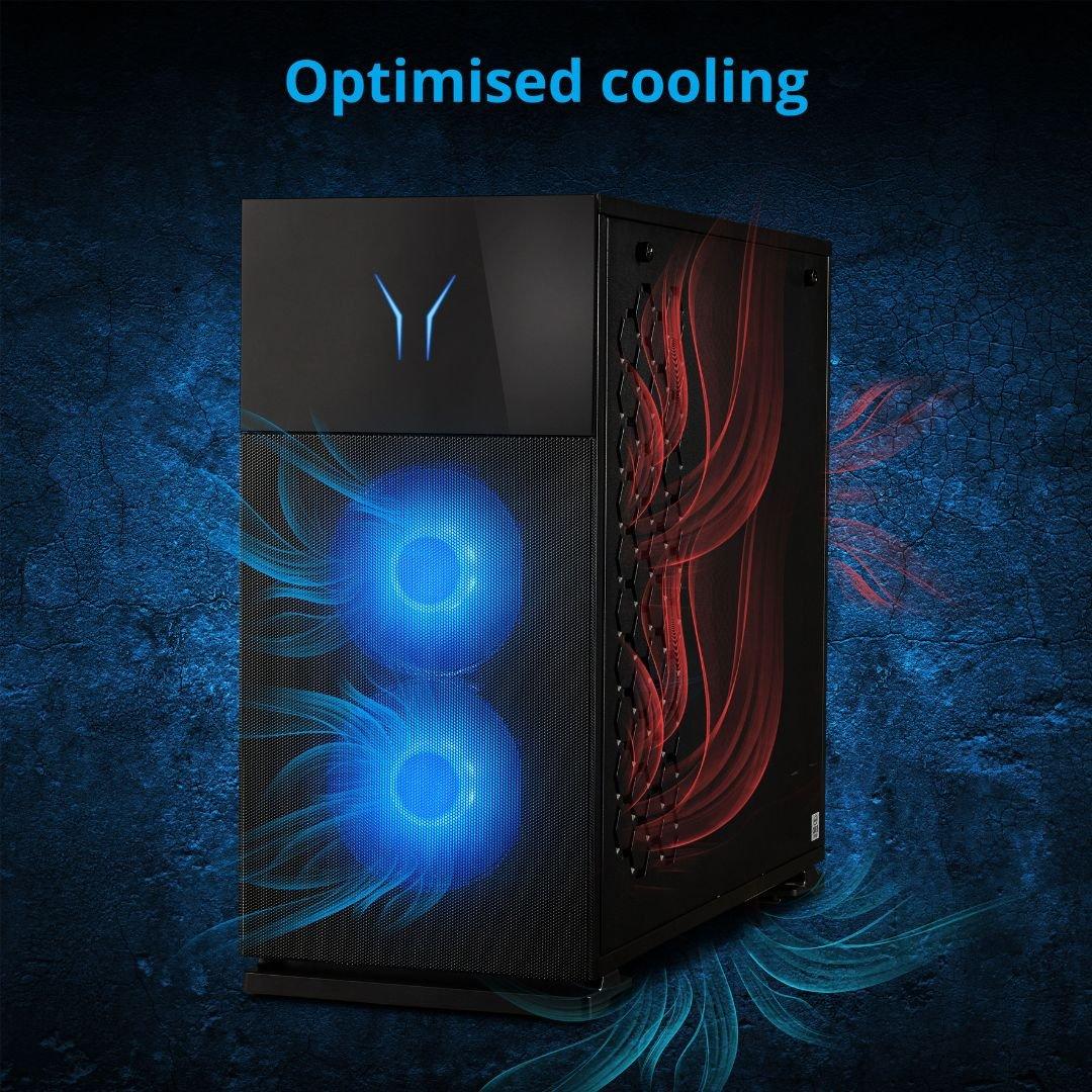 Schwarz - Medion - Medion Erazer Hunter X30 RTX 5070Ti Gaming PC - Intel Core Ultra 7 265 32GB 2TB SSD - Black - 6