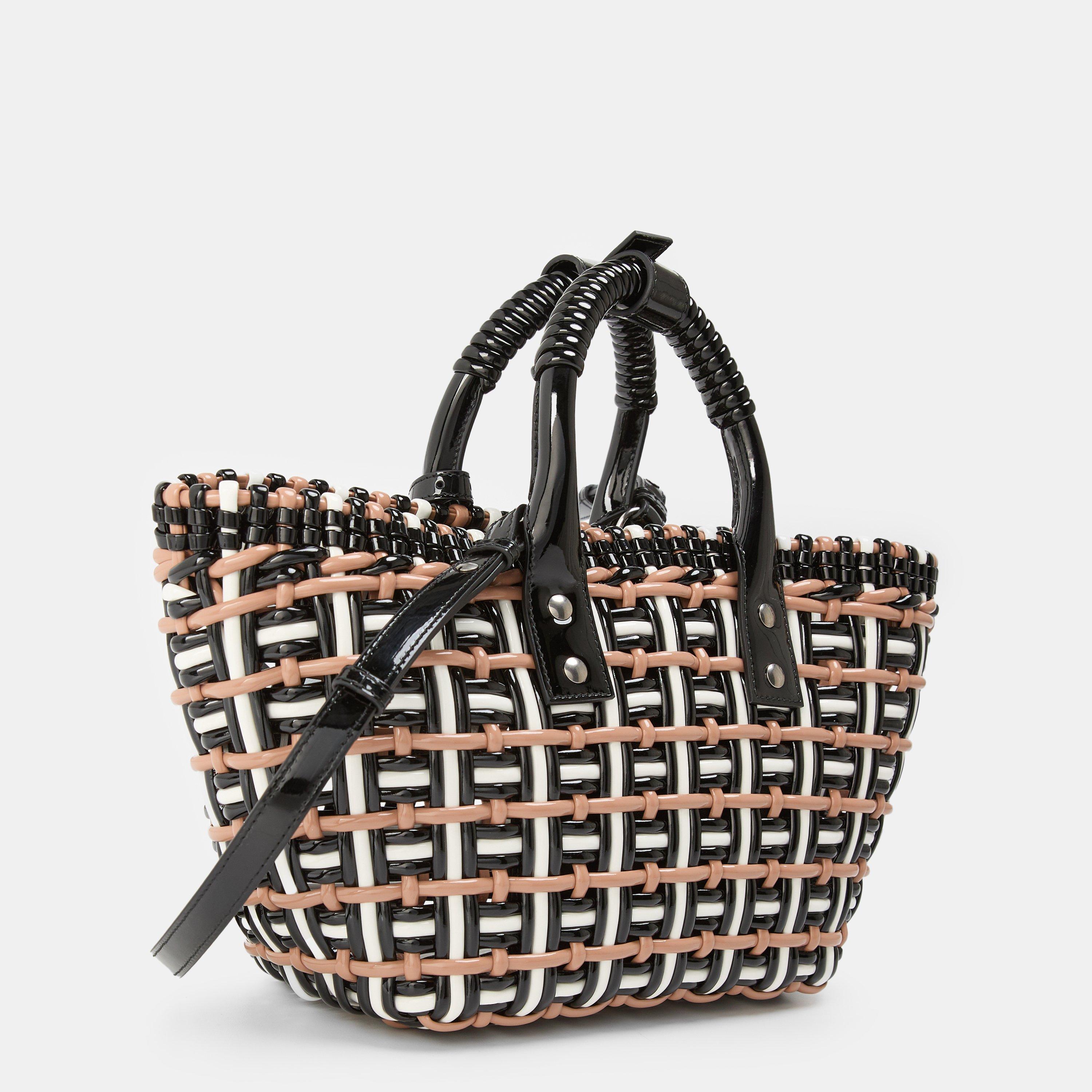 Nude/Wht/Blk - Balenciaga - Bistro Panier Tote Bag - 2