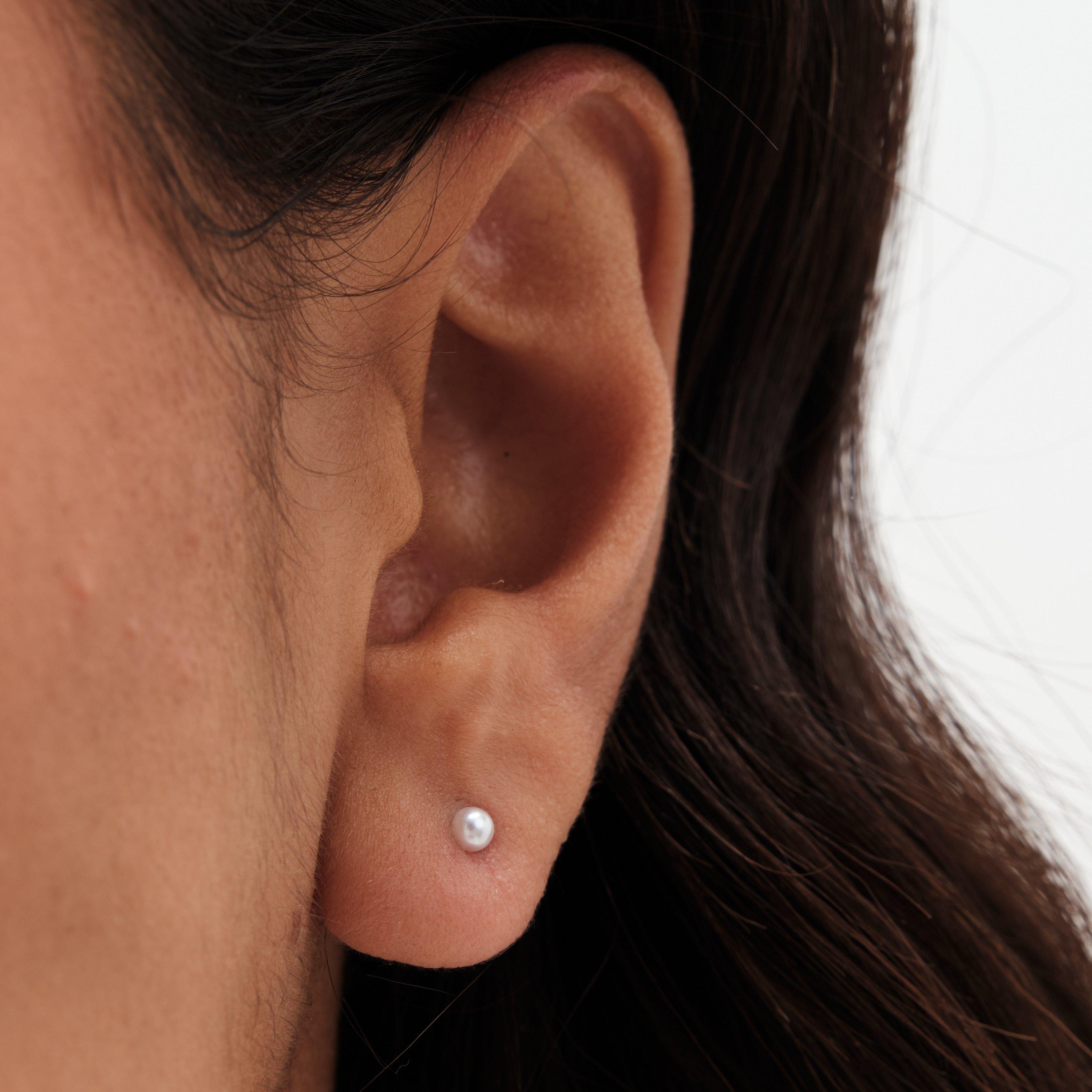 Silver - Simply Silver - Sterling Silver 925 CZ Bow Studs - Pack of 3 - 3