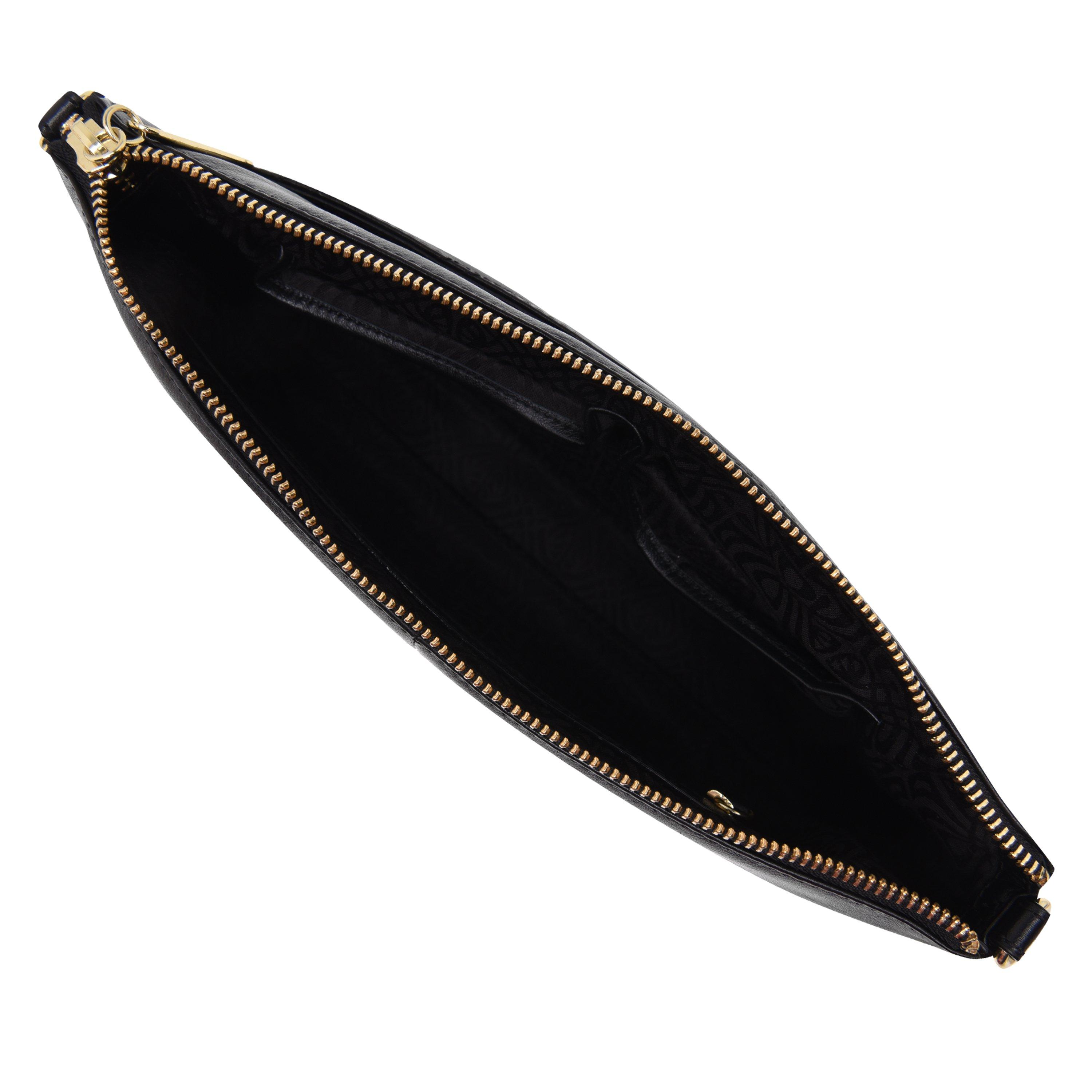 Crna - Biba - BIBA Leather Constance Cross Body Bag - 4