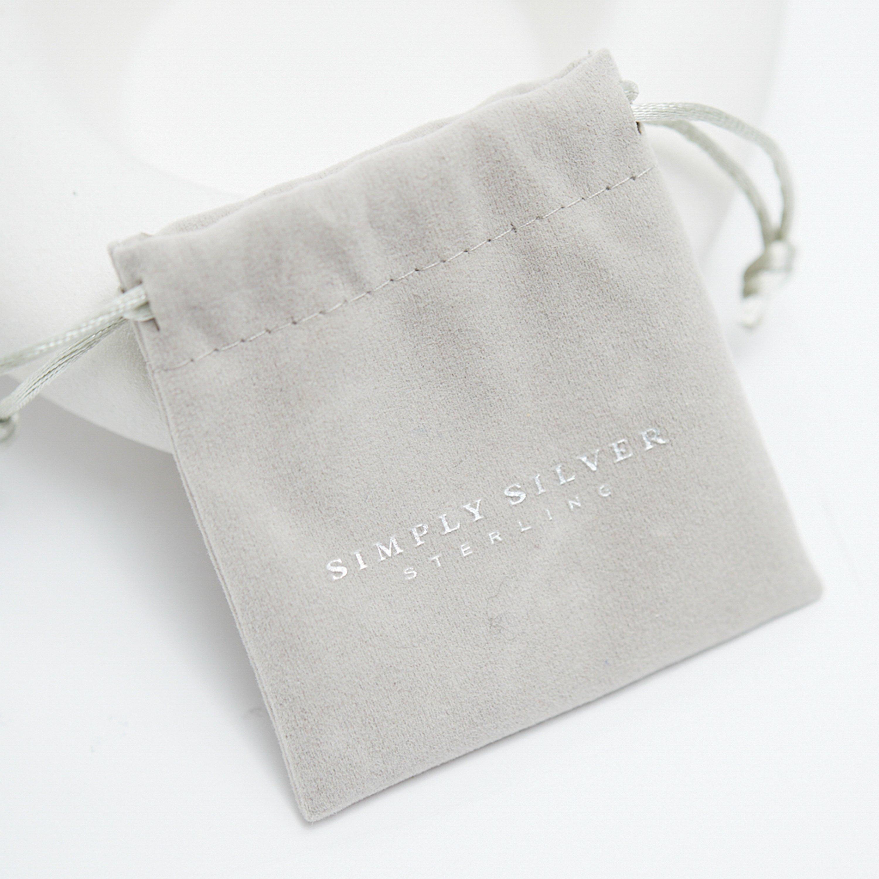 Silver - Simply Silver - Sterling Silver 925 Cubic Zirconia Bow Pendant - 3