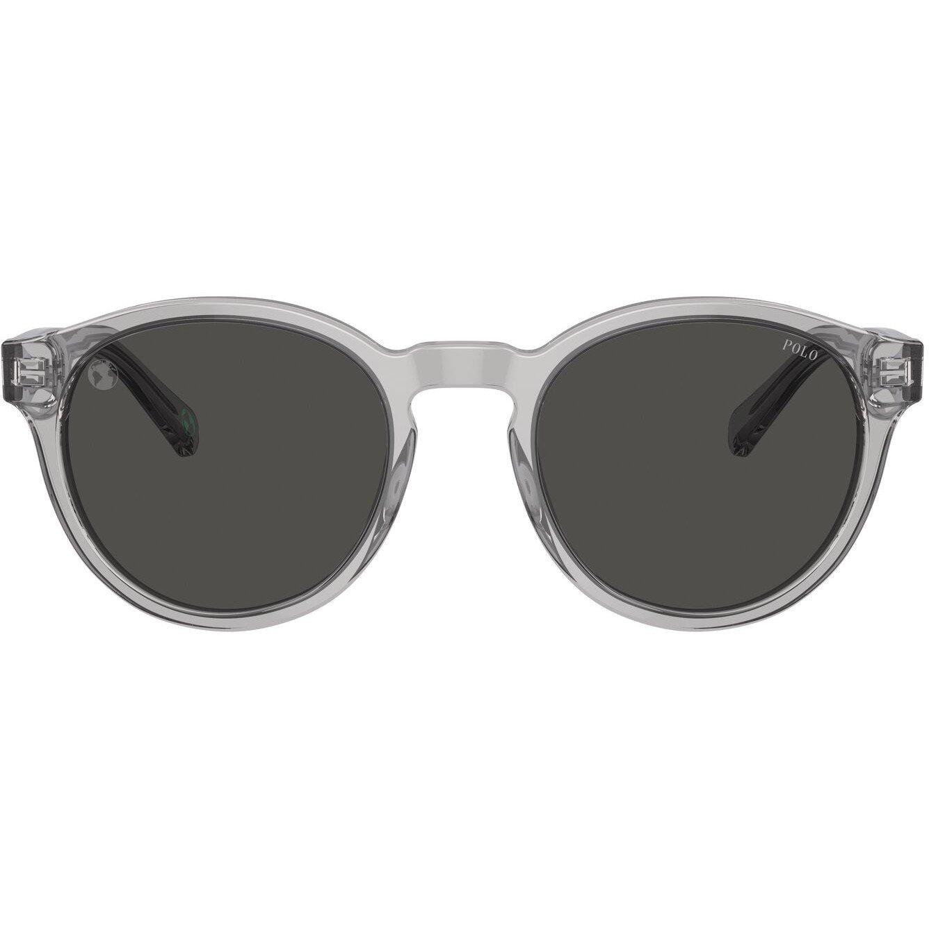Polo Ralph Lauren Men's Round Sunglasses - Transp Grey