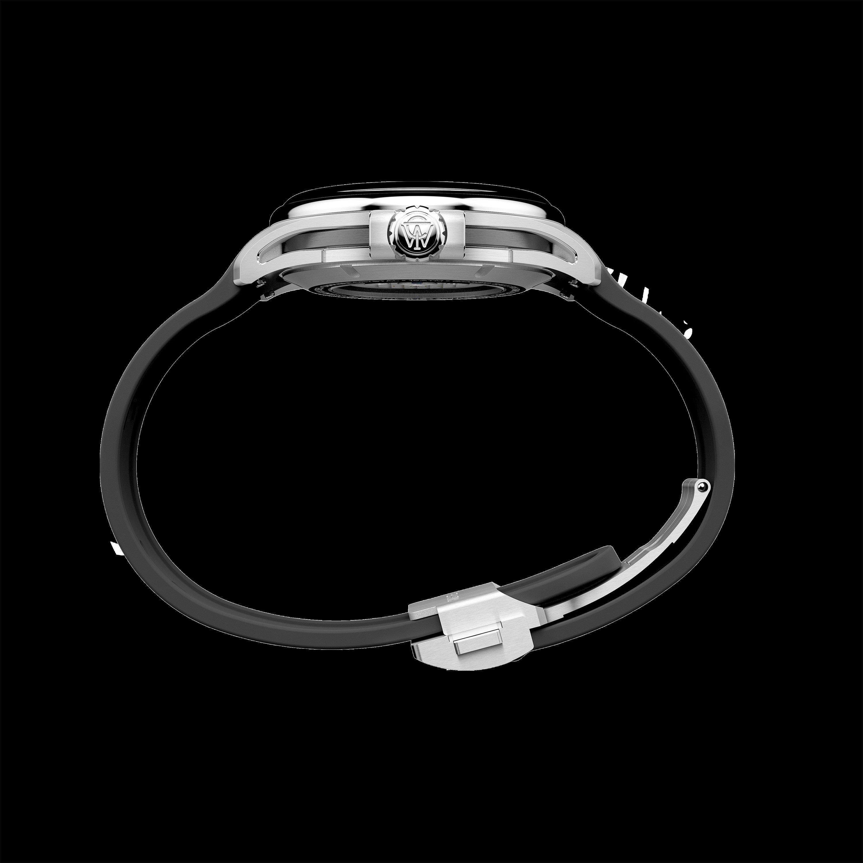 Silver/Black - Timex Atelier - GMT24 M1a Watch - 2