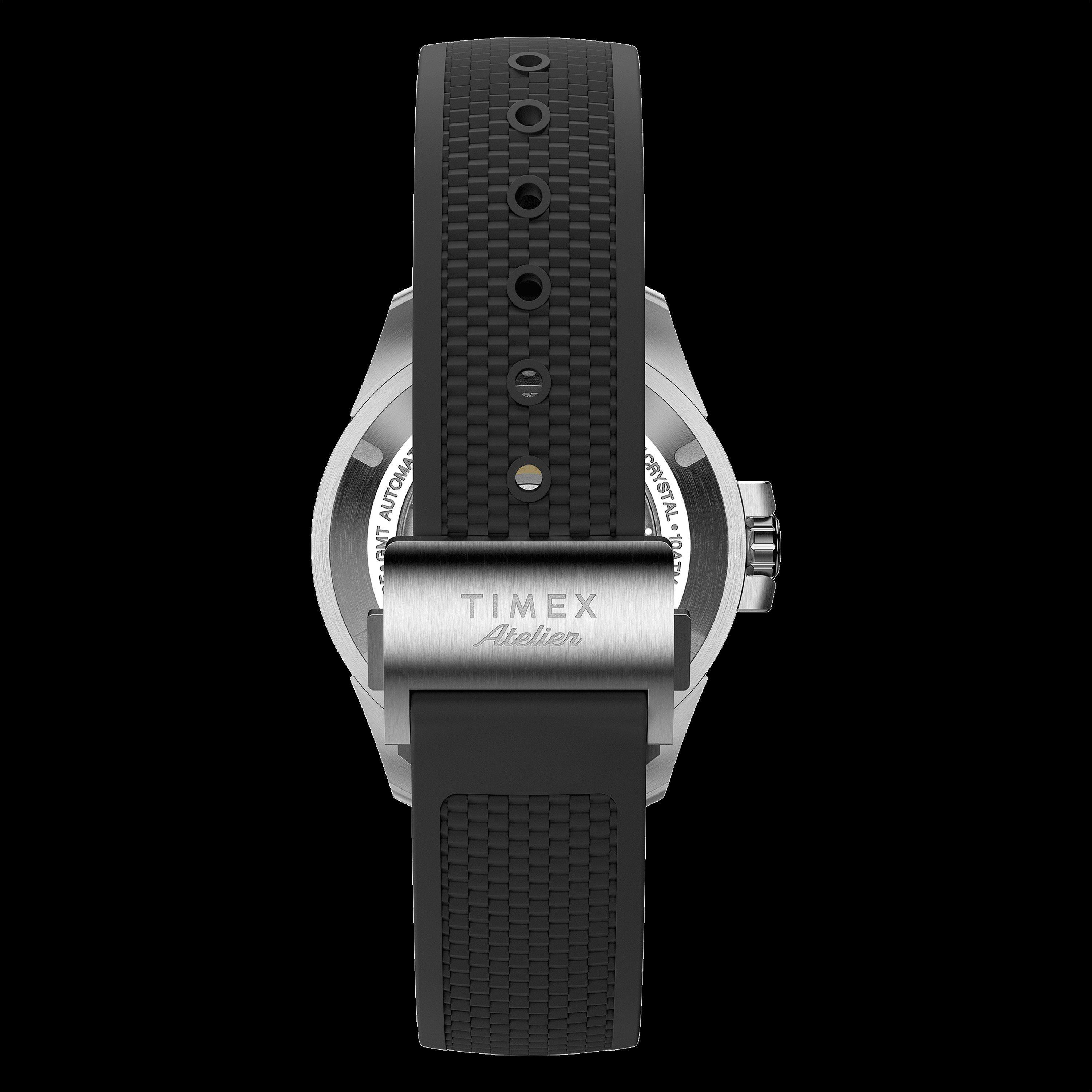 Silver/Black - Timex Atelier - GMT24 M1a Watch - 3