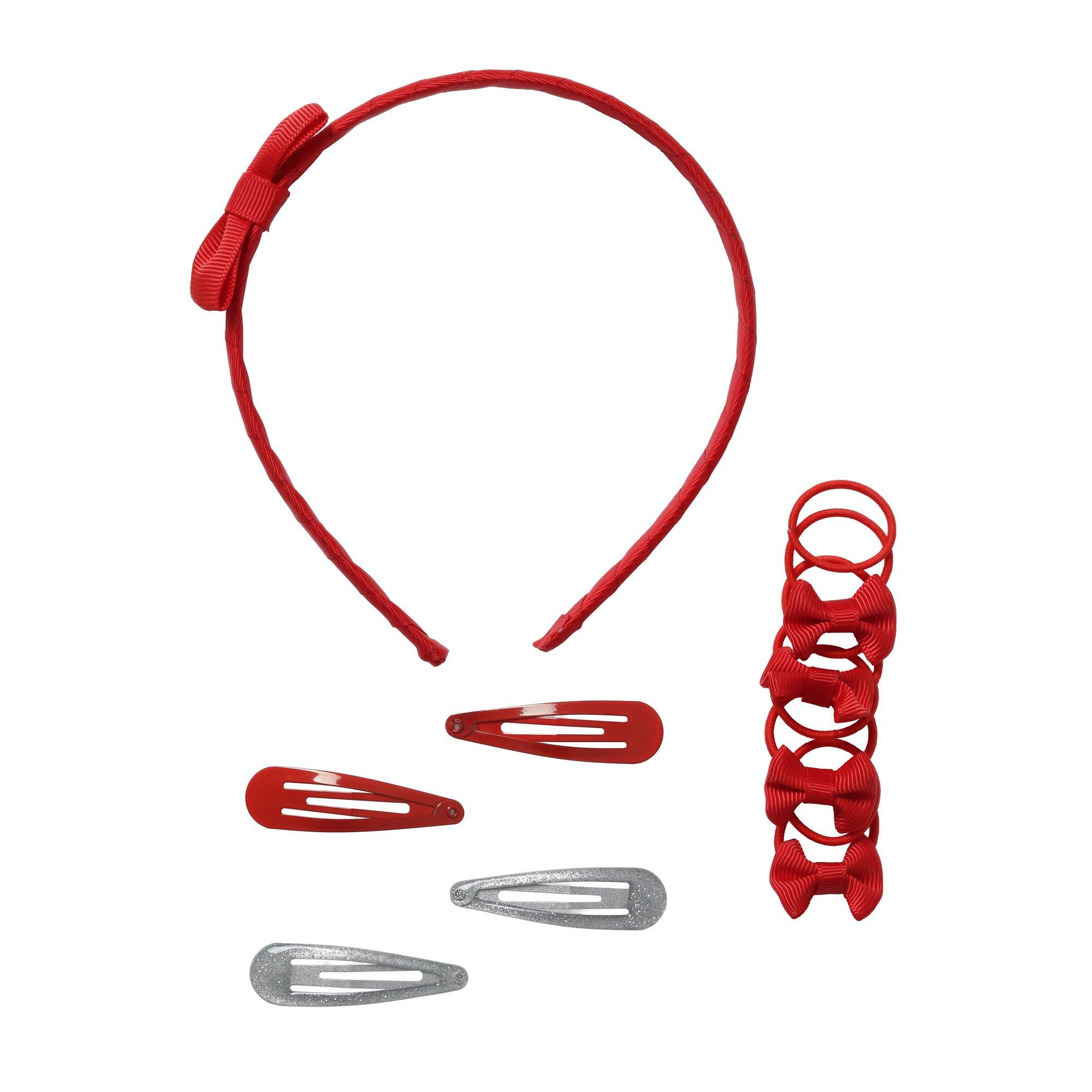 Red - Flitzy - School Hair Set - 2