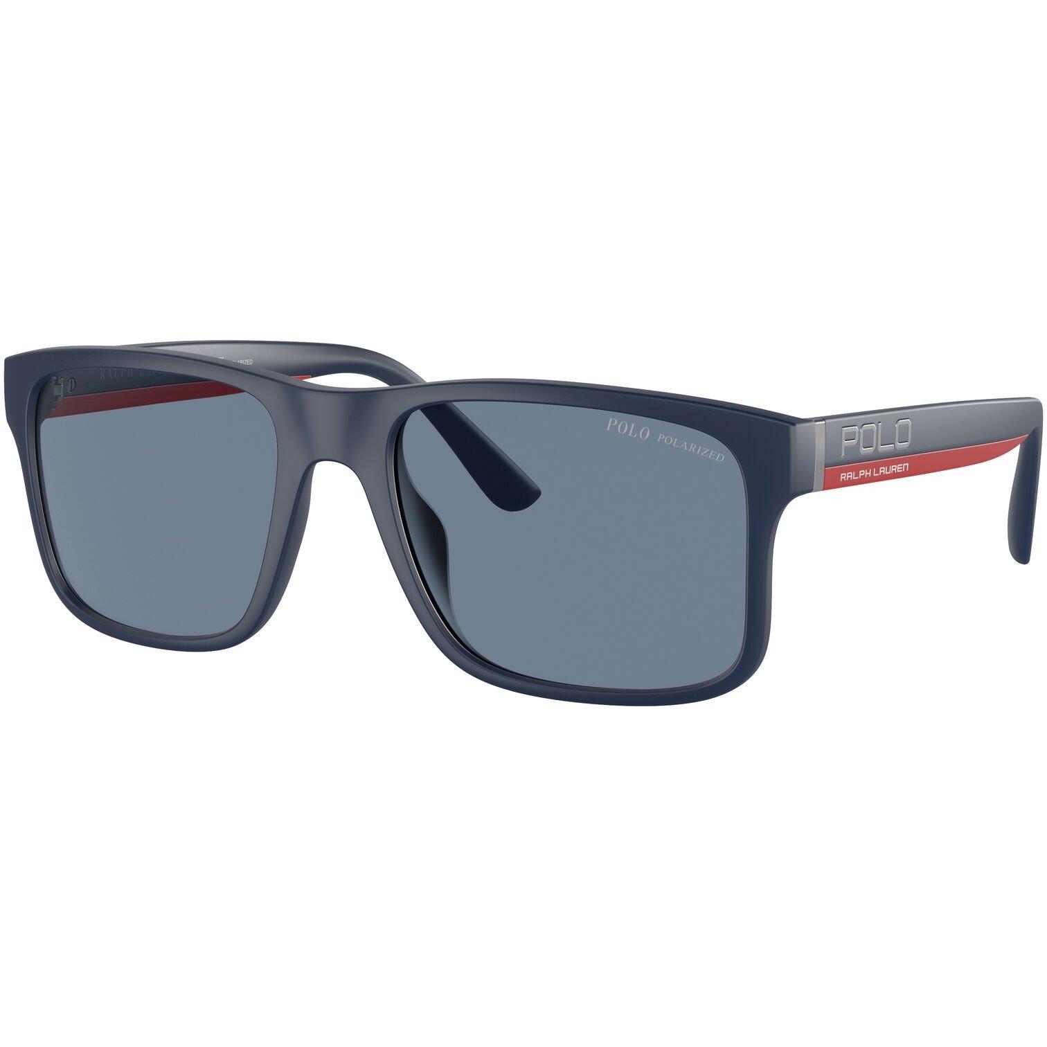 Matte Navy - Polo Ralph Lauren - Men's Rectangle Sunglasses - 1