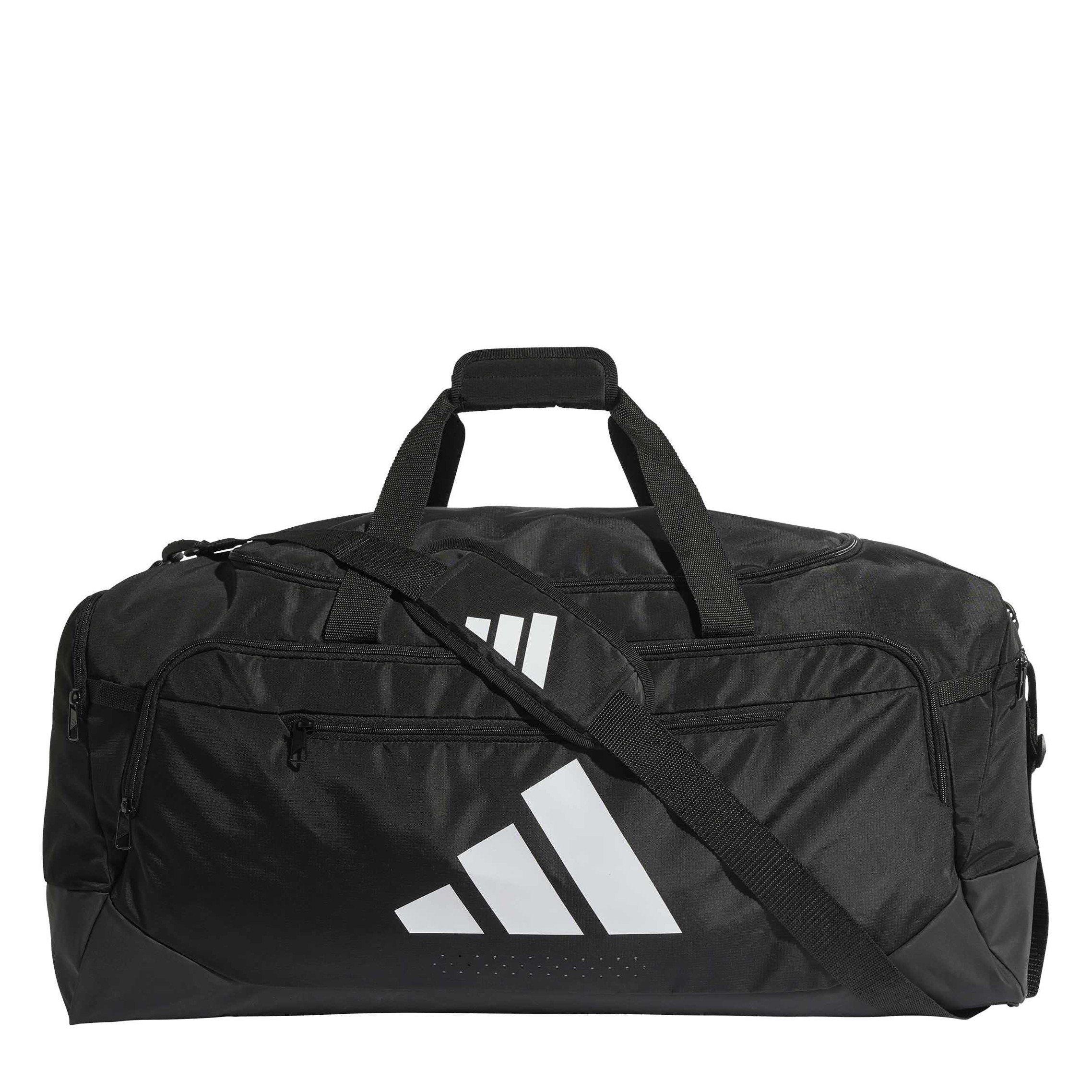 Sort/Hvid - adidas - Essentials 3-Stripes Duffel Bag Large - 1