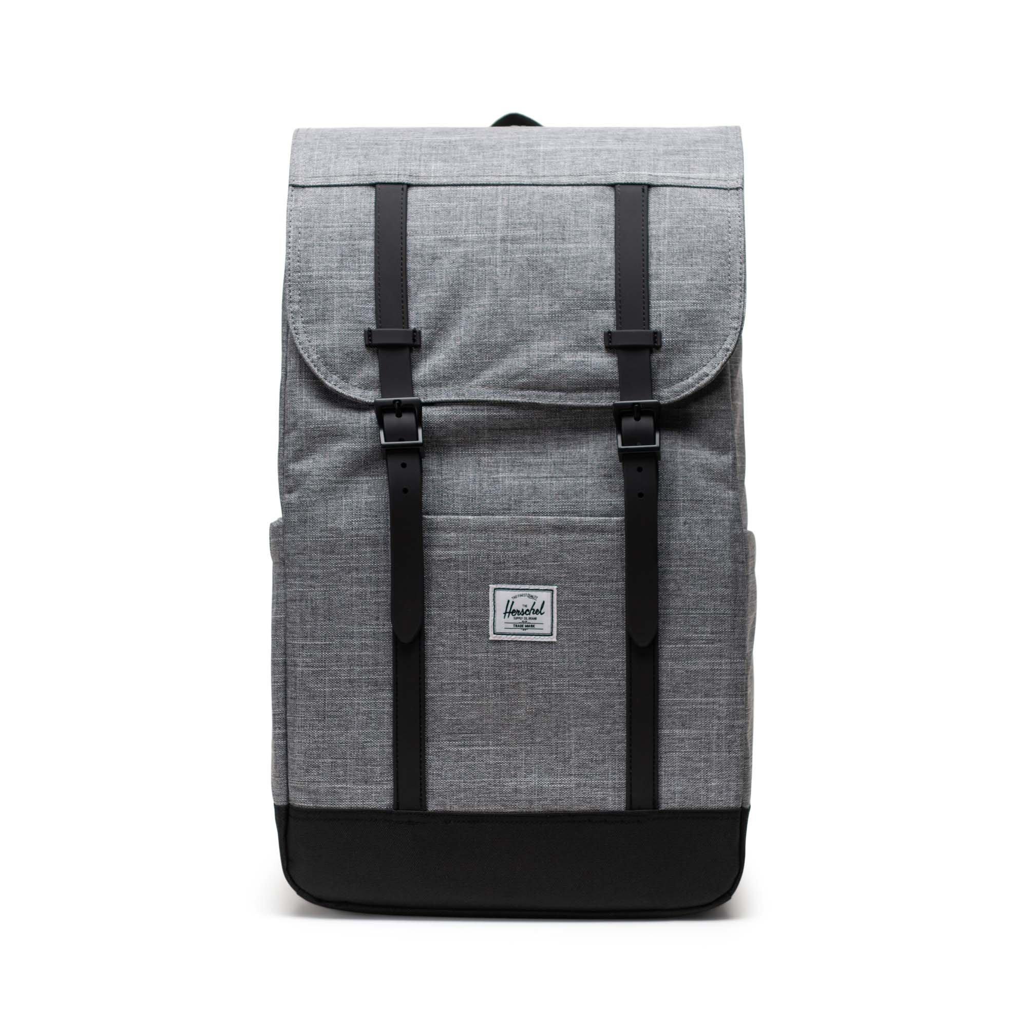 Herschel Supply Co  Retreat Drawstring Laptop Backpack - Crosshtch/Black