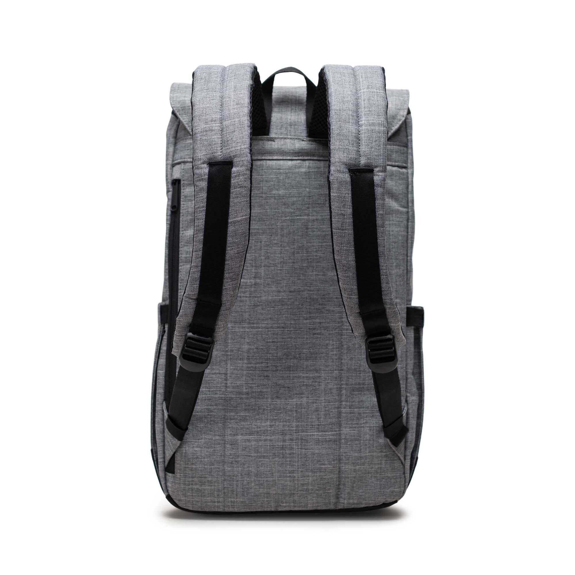 Crosshtch/Black - Herschel Supply Co - Retreat Drawstring Laptop Backpack - 4