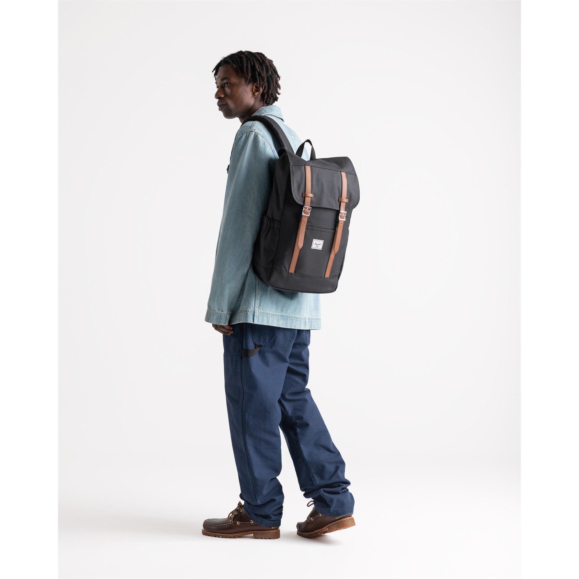 Black/Tan - Herschel Supply Co - Retreat Backpack - 11