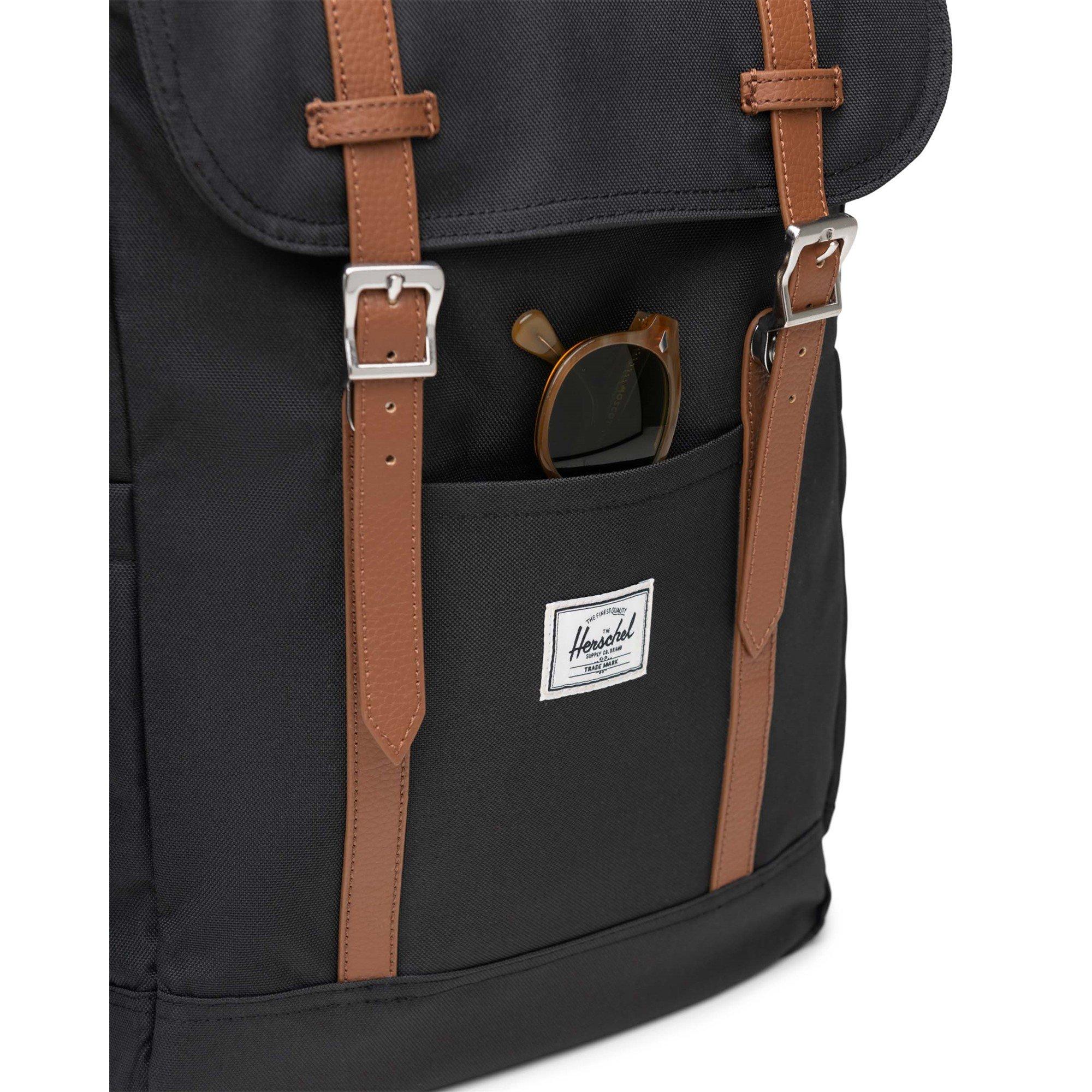 Black/Tan - Herschel Supply Co - Retreat Backpack - 7