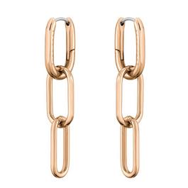 Boss Ladies BOSS Tessa Carnation Gold IP Earrings