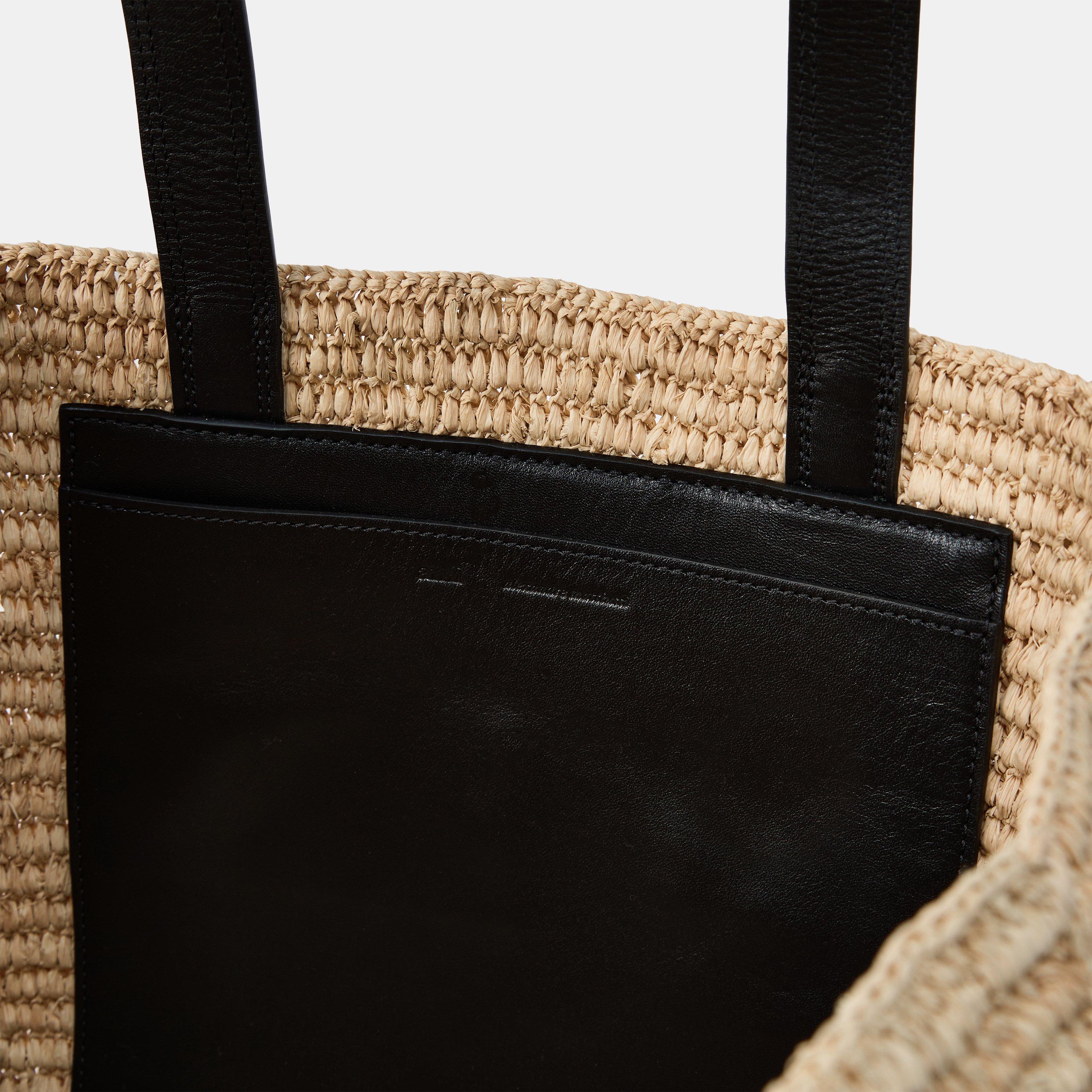 ★関税込み★ Ami Paris Raffia Tote Bag NATURAL Ami Paris Tote Bag | AMI PARIS