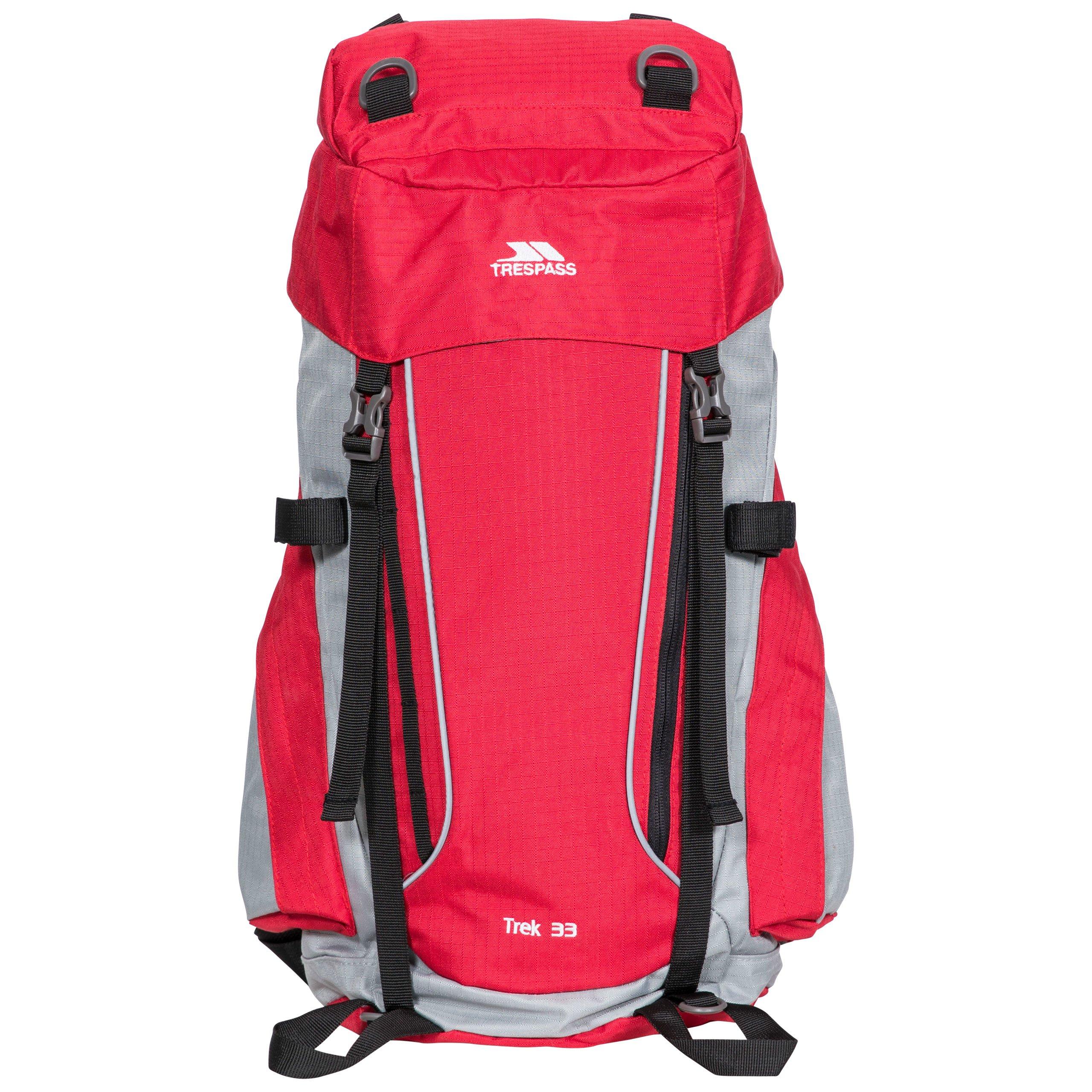 Roter Ton - Trespass - Adults Trek Rucksack Backpack - 5