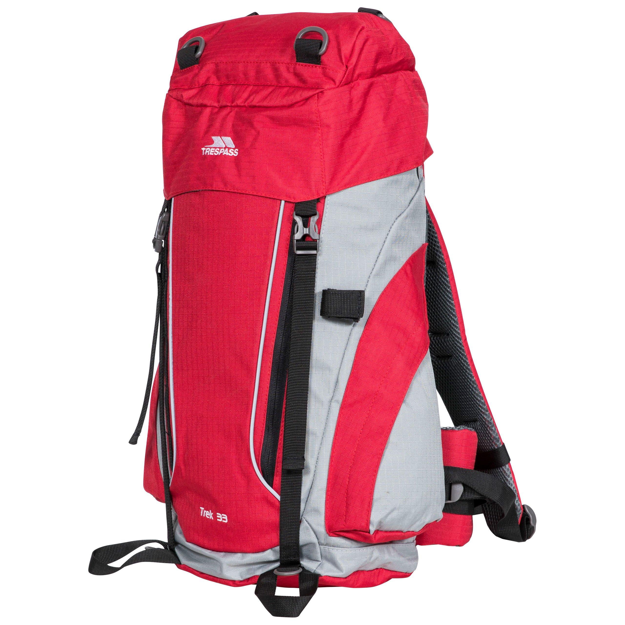 Roter Ton - Trespass - Adults Trek Rucksack Backpack - 6