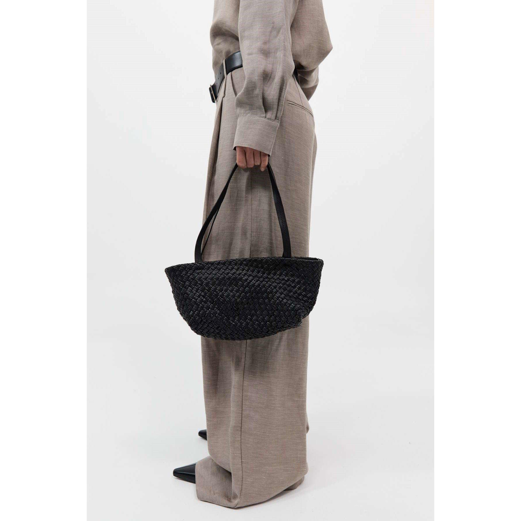 Black - St. Agni - Women's Petit Trapezoid Tote Bags - 2