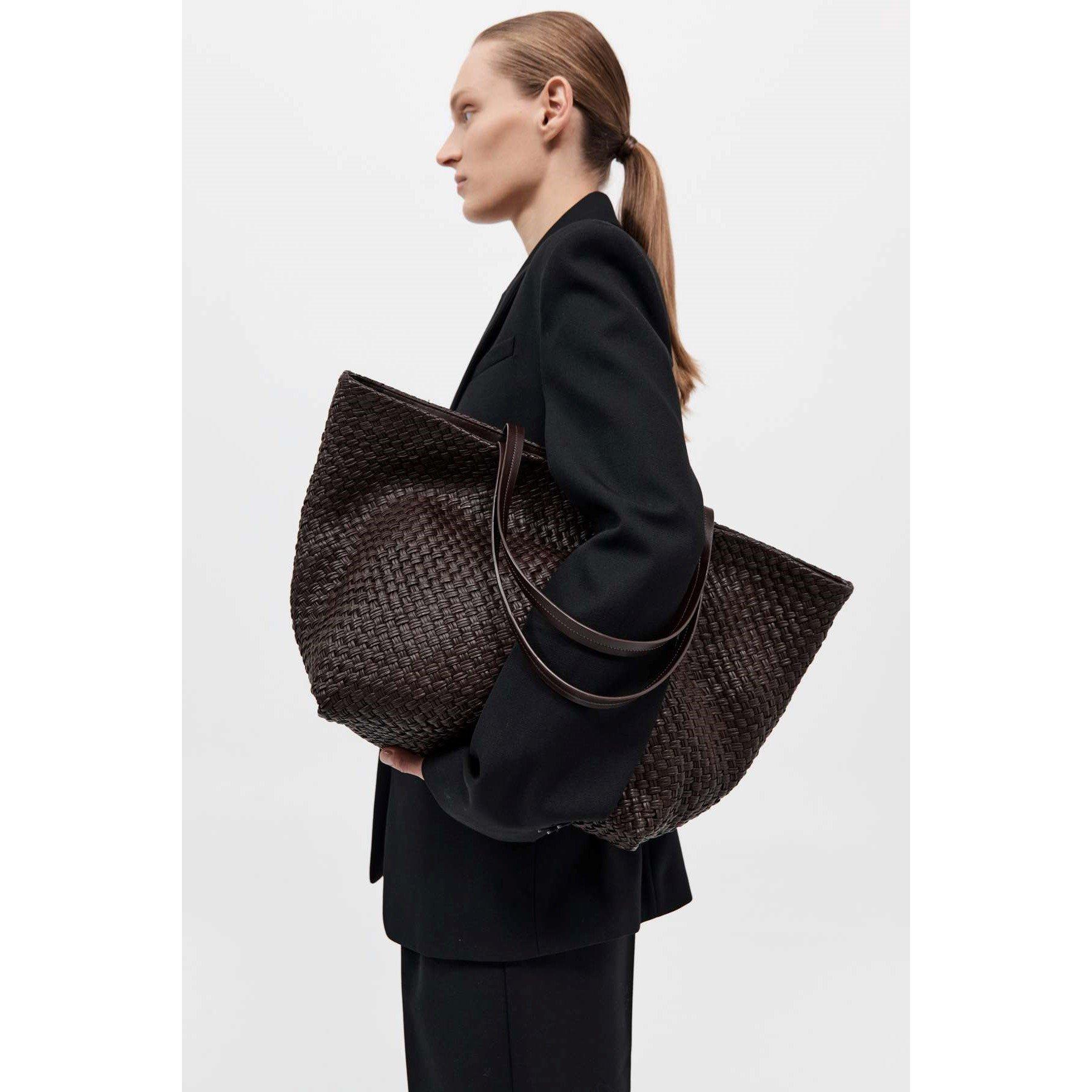 Chocolate - St. Agni - Women's Large Trapeze Tote Bags - 2