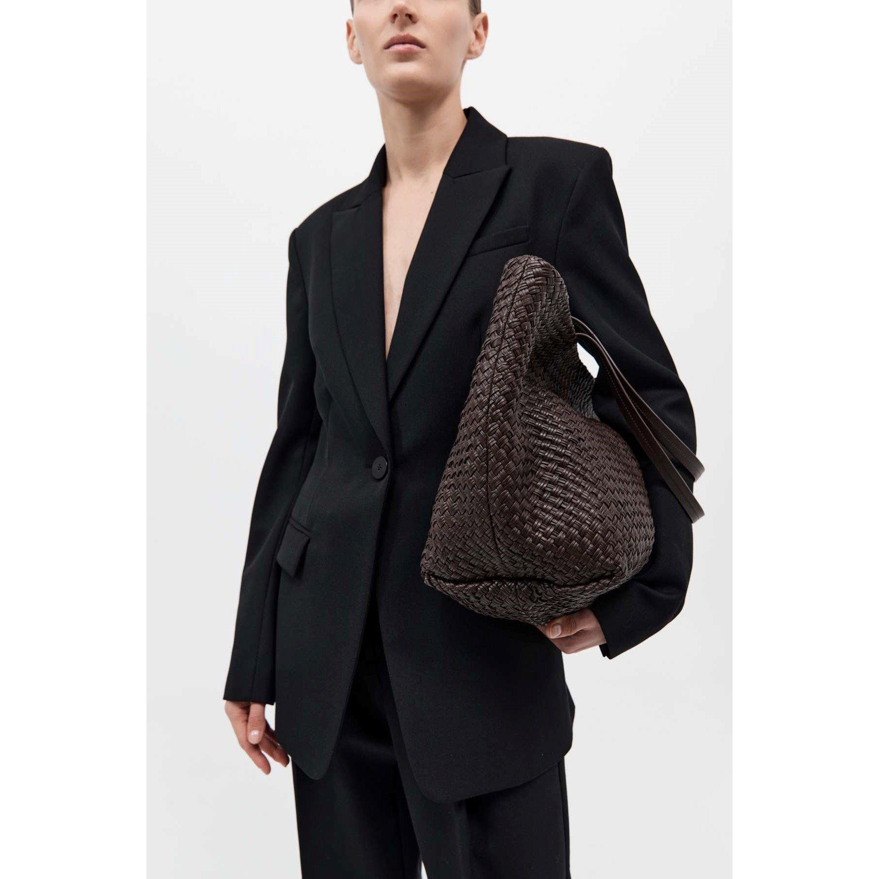 Chocolate - St. Agni - Women's Large Trapeze Tote Bags - 3