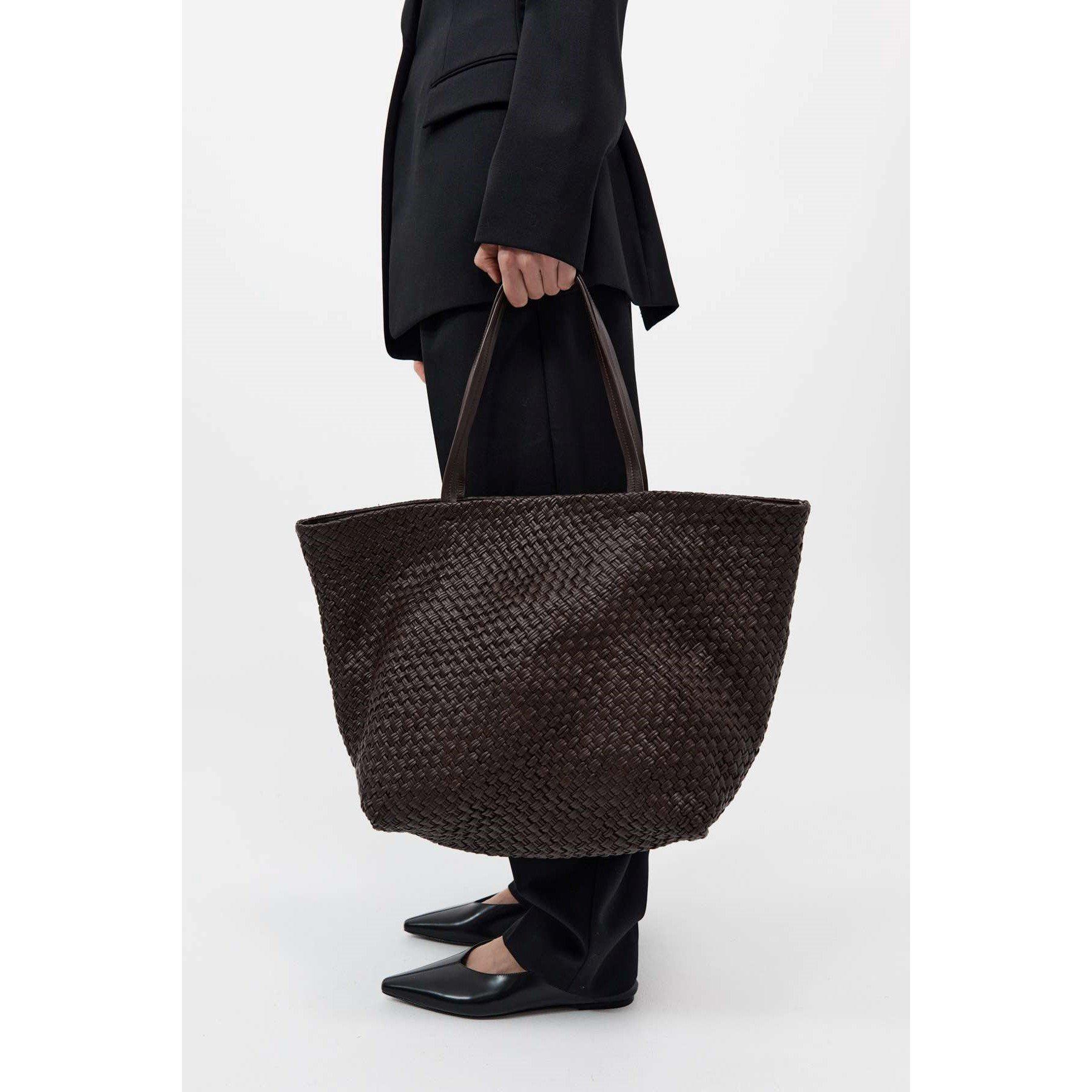 Chocolate - St. Agni - Women's Large Trapeze Tote Bags - 4