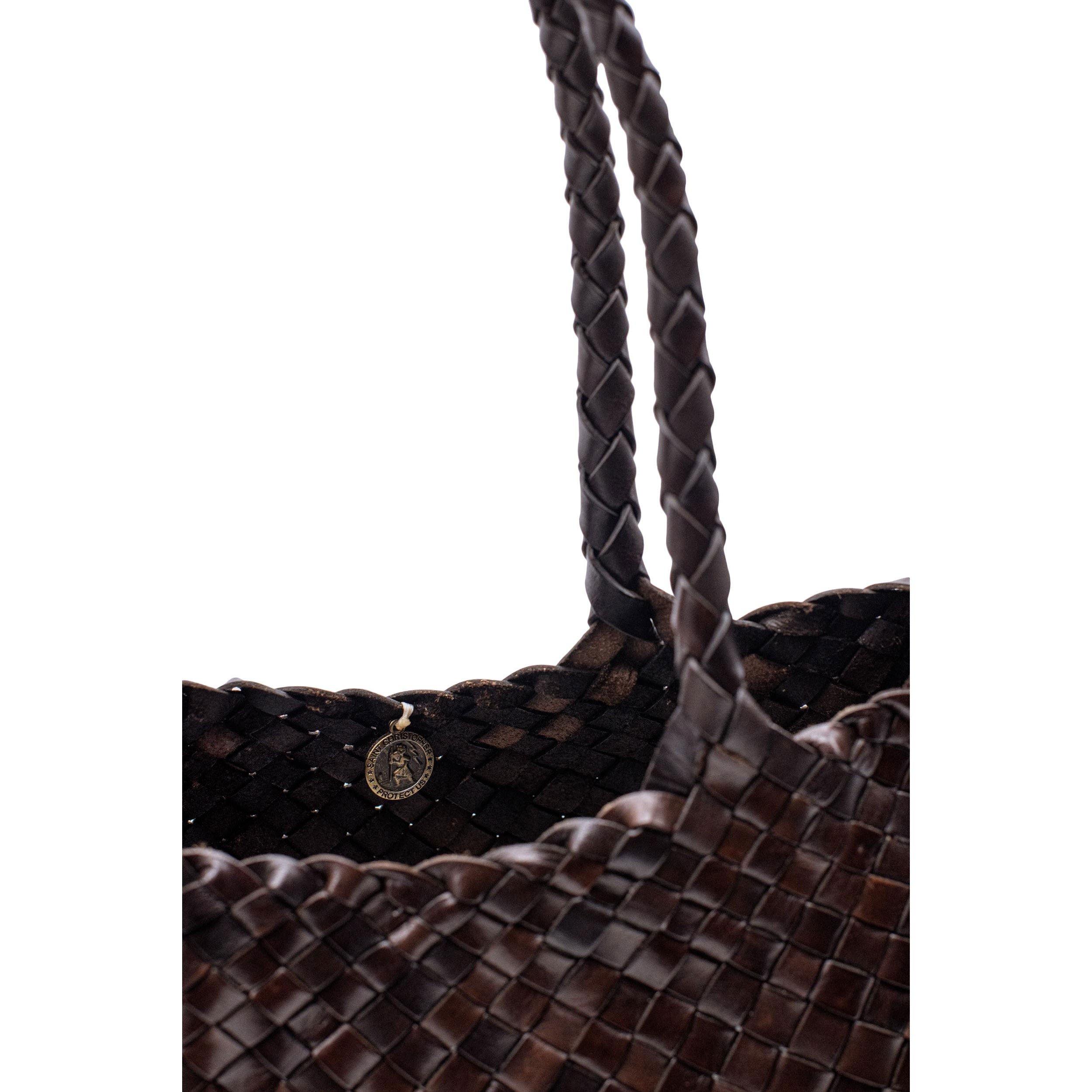 Dark Brown - Dragon Diffusion - Santa Croce Tote Bag - 4