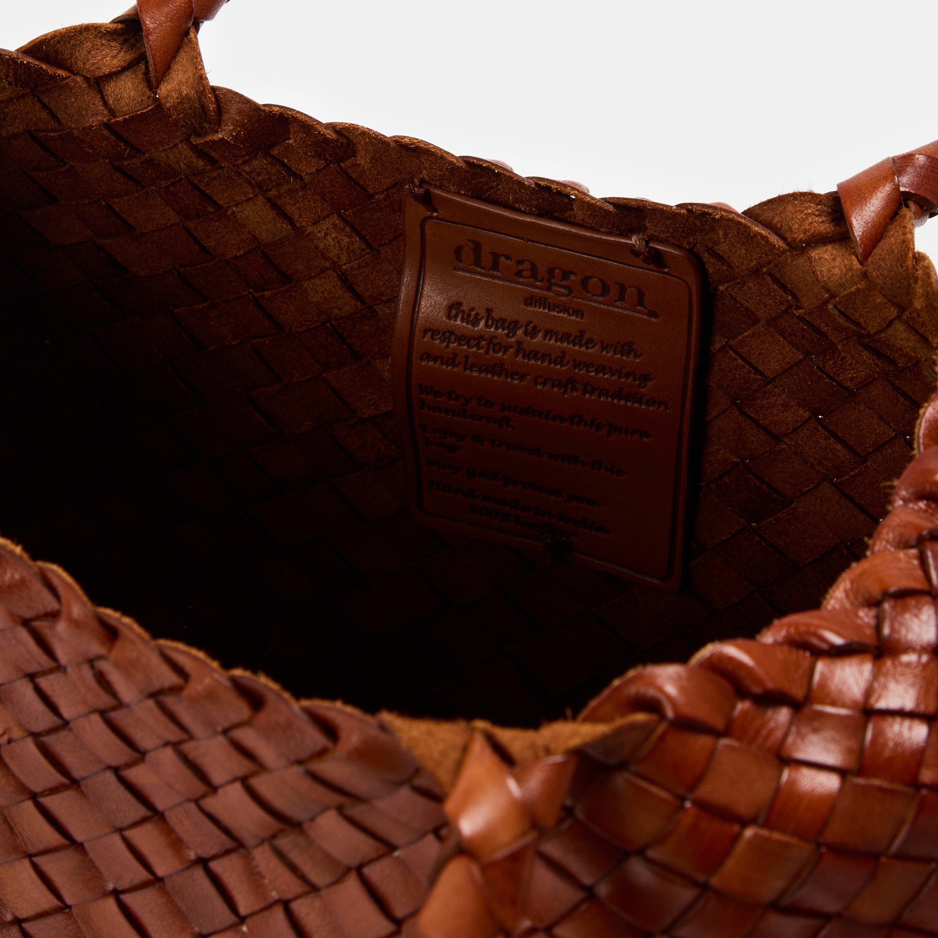 Tan - Dragon Diffusion - Santa Croce Tote Bag - 5