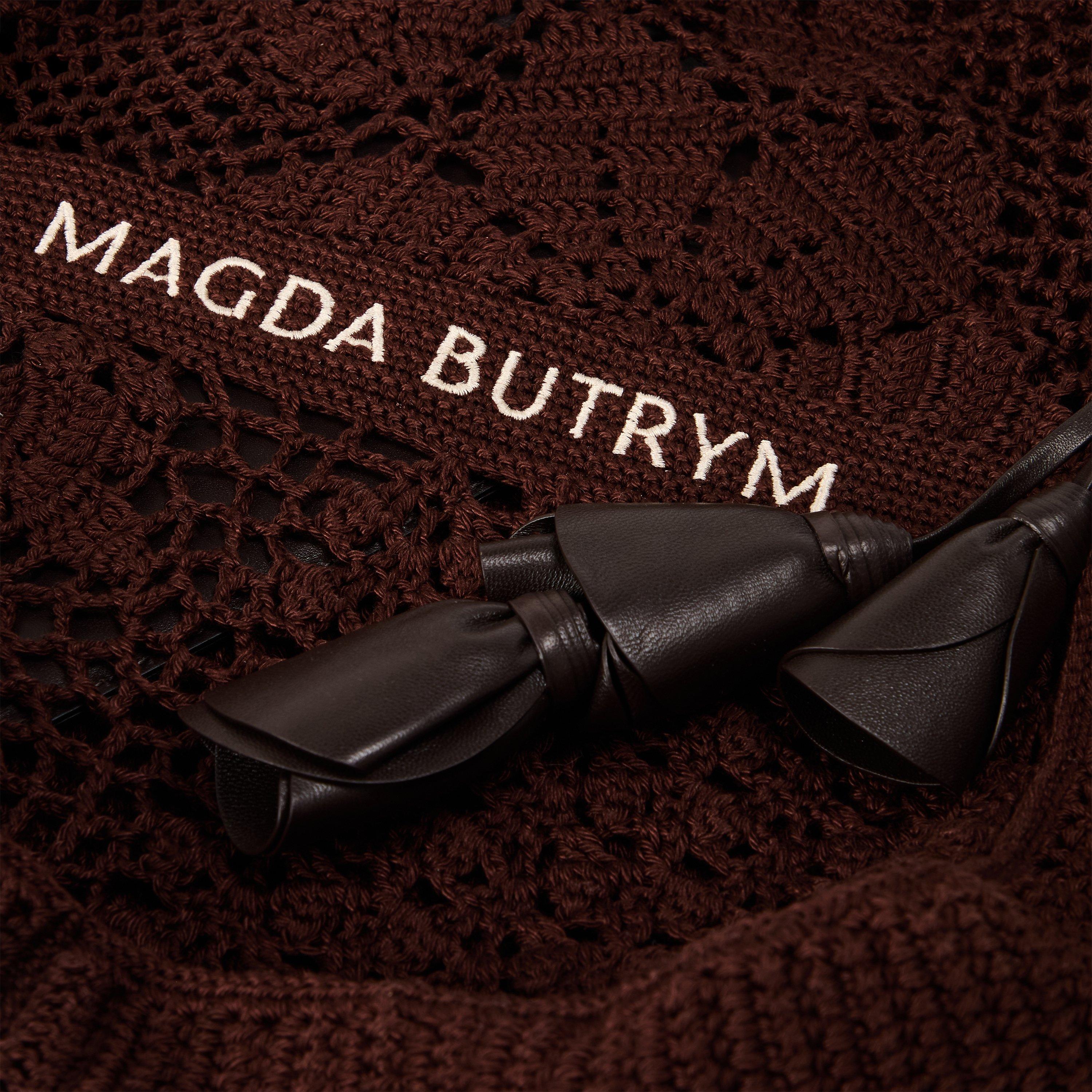 Brown - Magda Butrym - Women's Tote Crochet Bag - 3