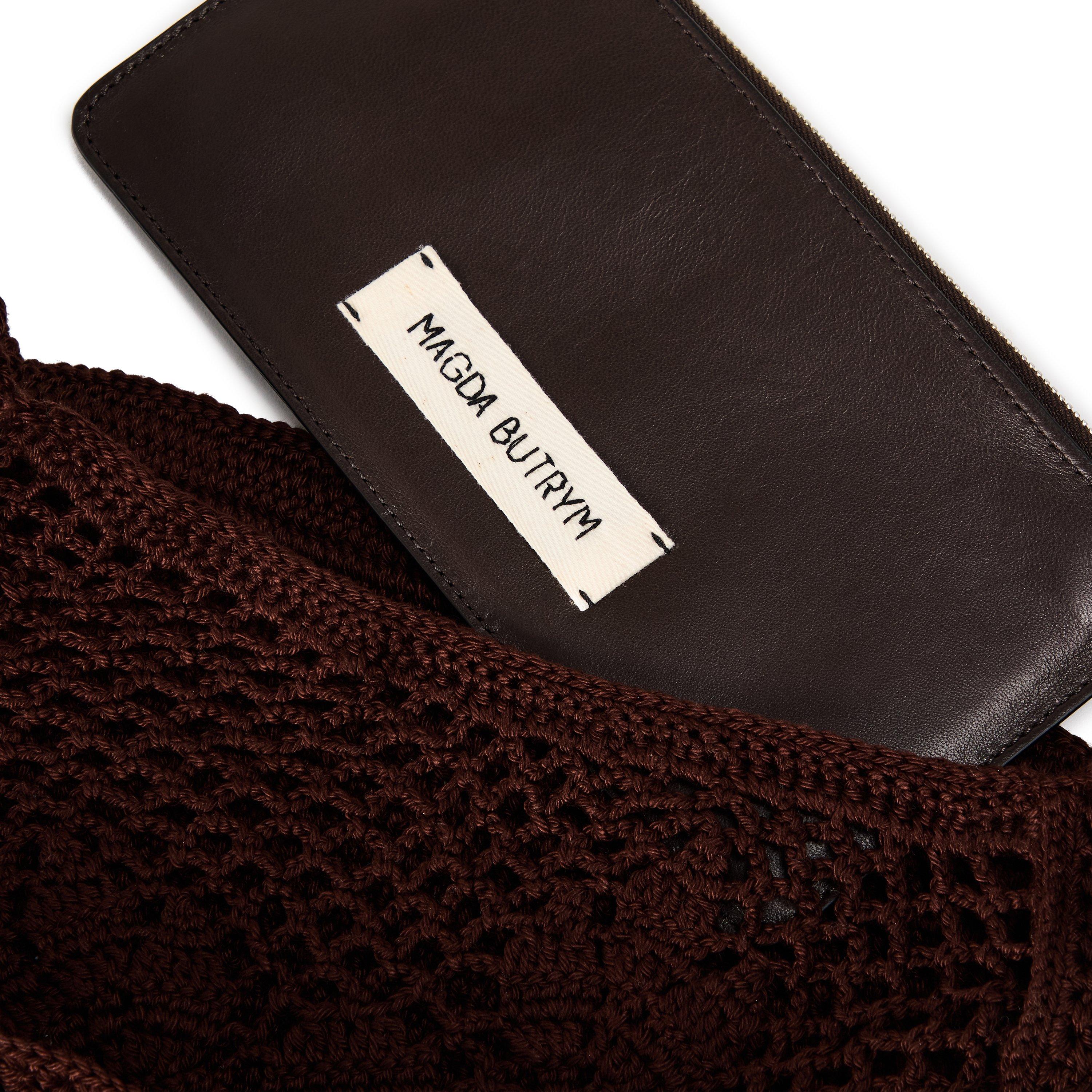 Brown - Magda Butrym - Women's Tote Crochet Bag - 4