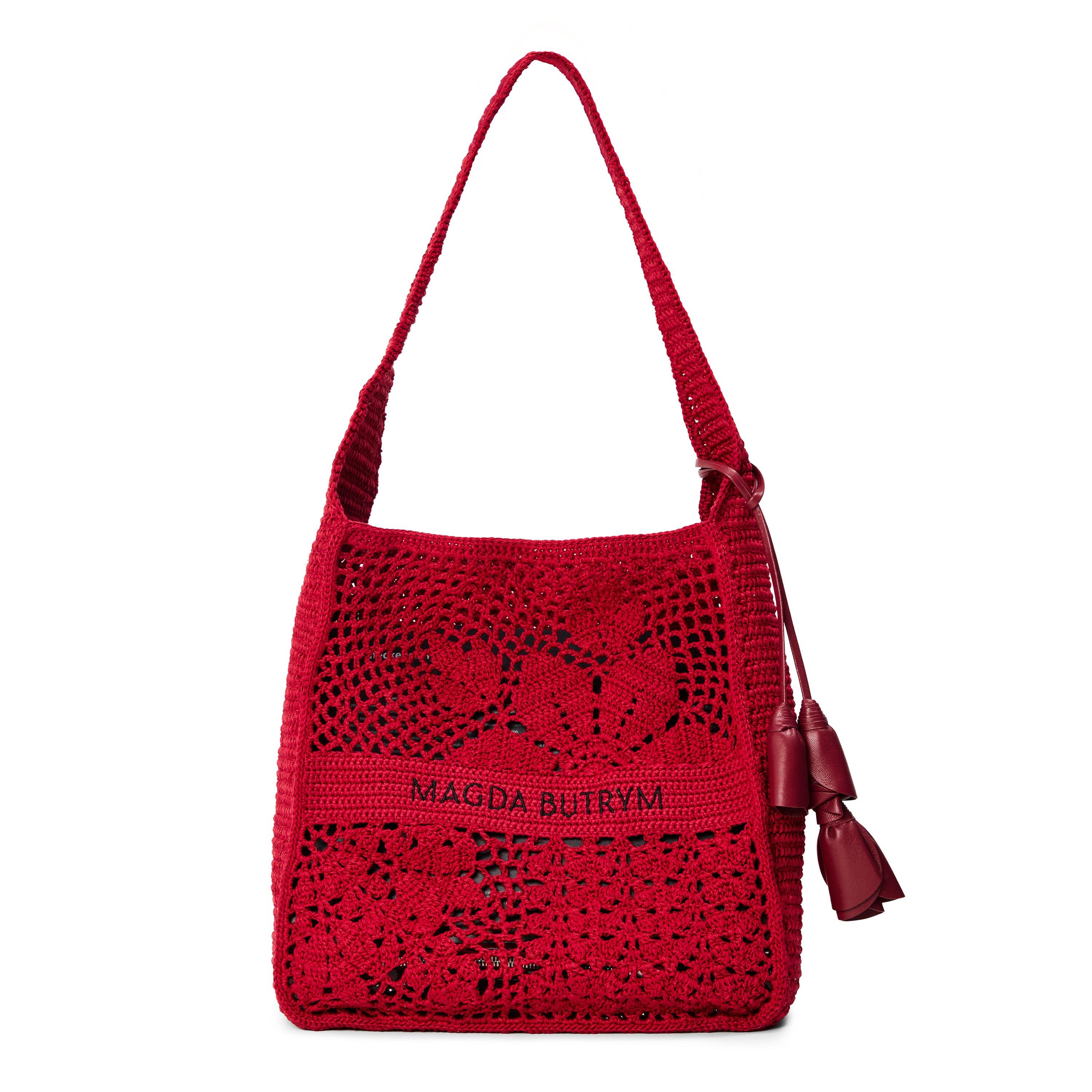 Red - Magda Butrym - Women's Tote Crochet Bag - 1