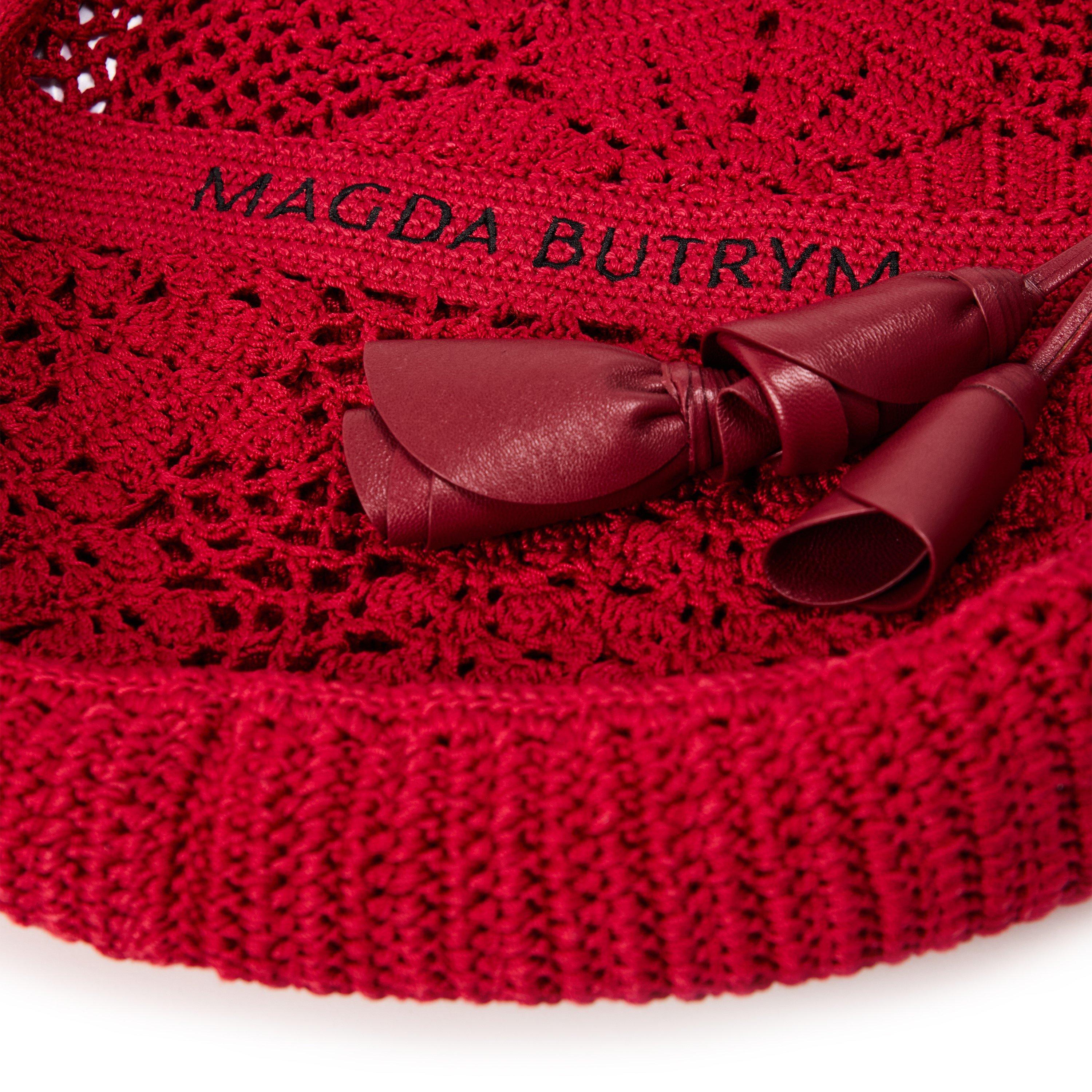 Red - Magda Butrym - Women's Tote Crochet Bag - 3